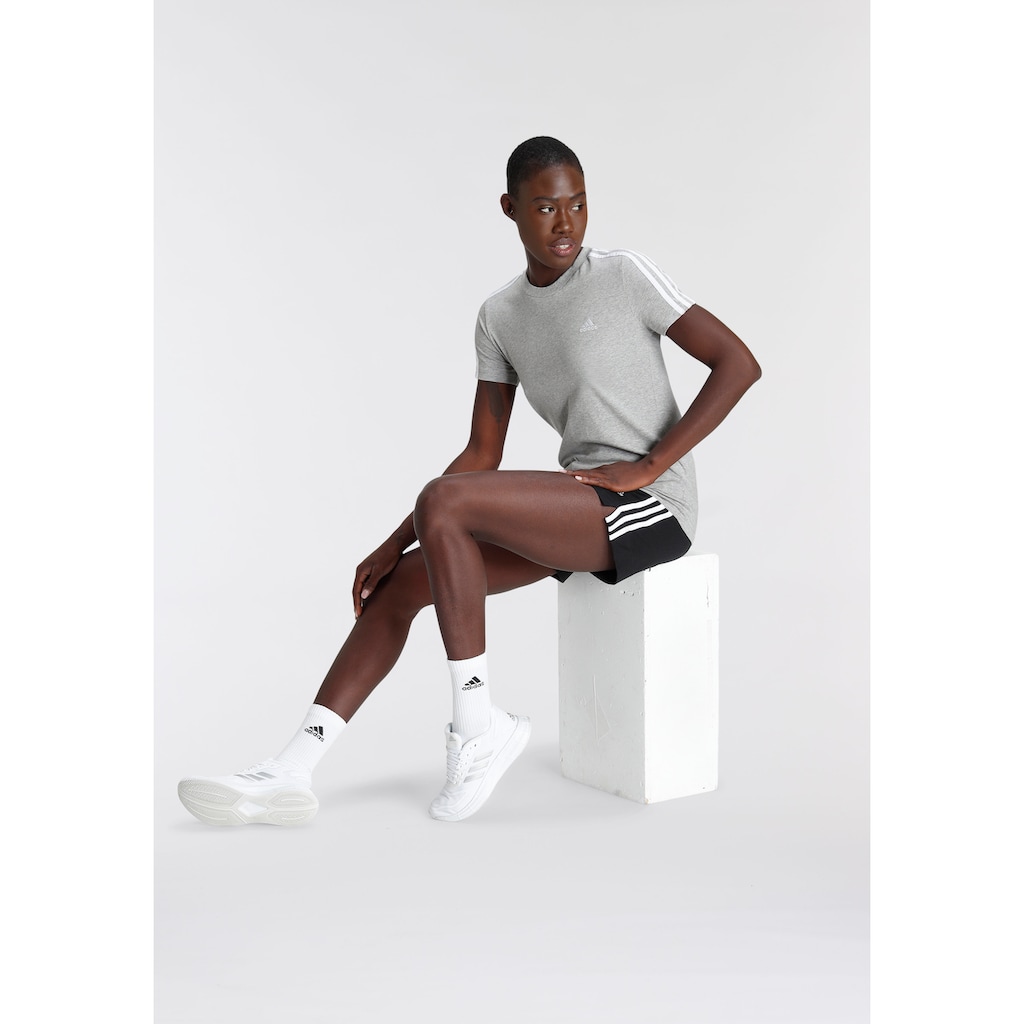 adidas Sportswear T-Shirt »LOUNGEWEAR ESSENTIALS SLIM 3-STREIFEN«
