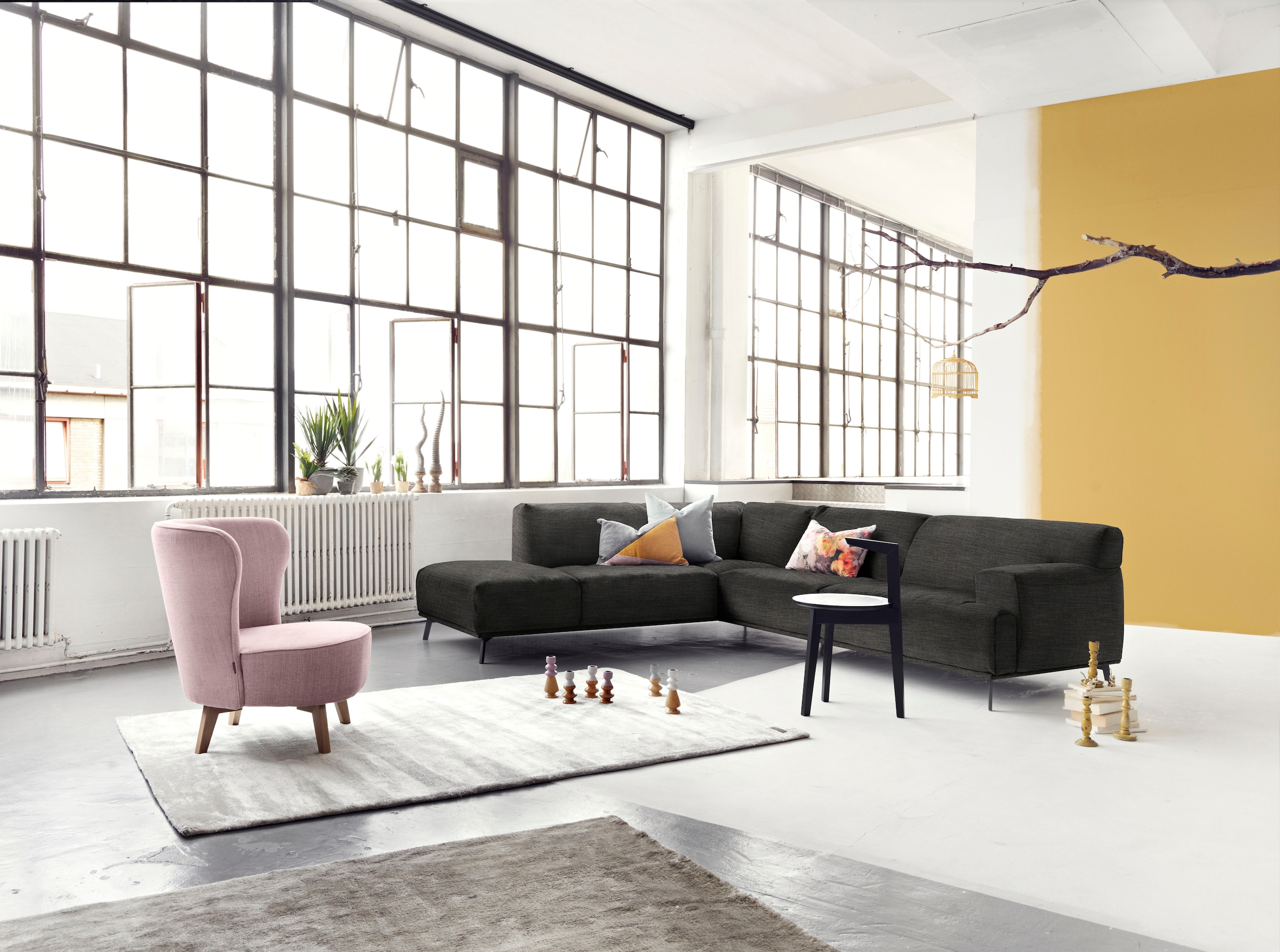 Ecksofa »Rocco klassisch, zeitlos und modernes Design mit hohem Sitzkomfort«, L-Form,...