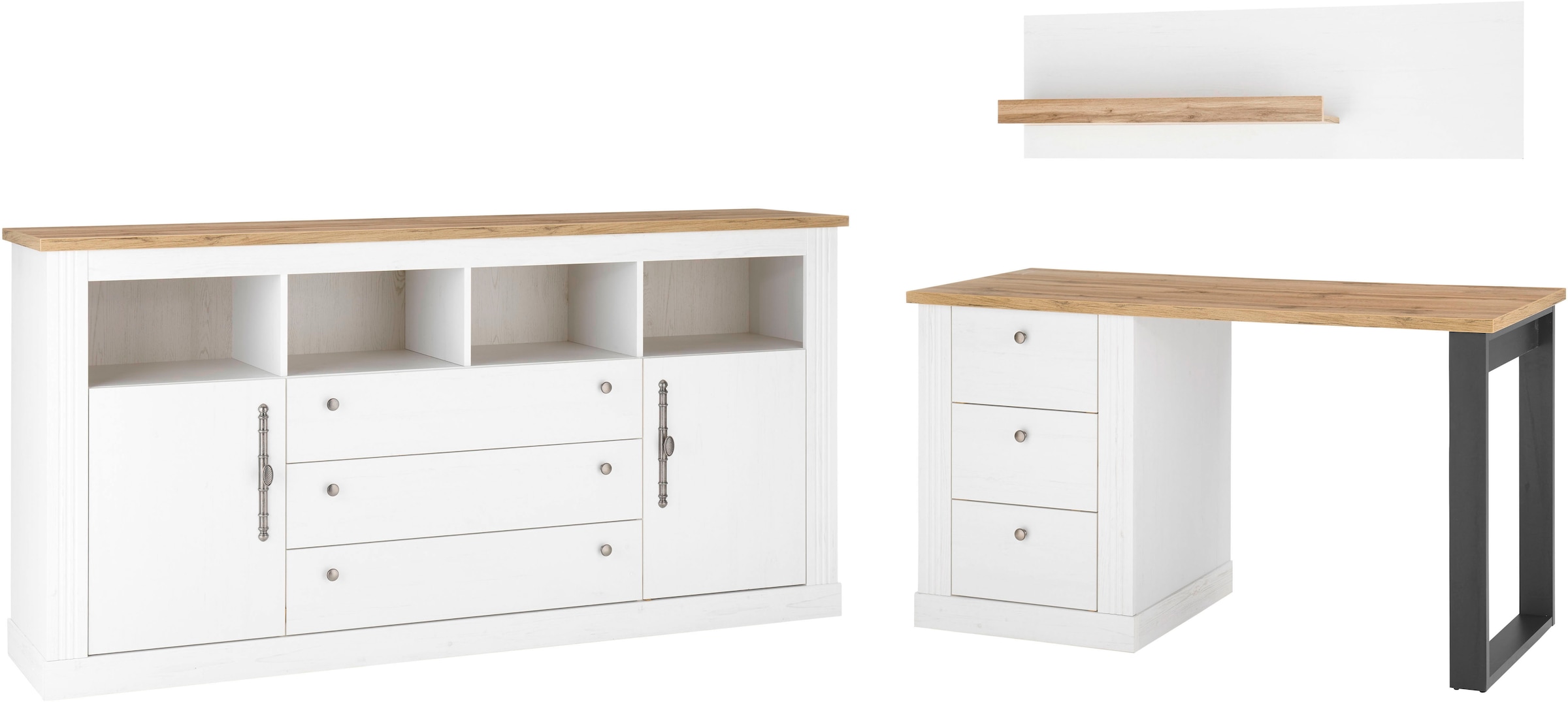 OTTO home Büromöbel-Set »Westminster« im romantischen Landhausstil, exclusiv by Otto