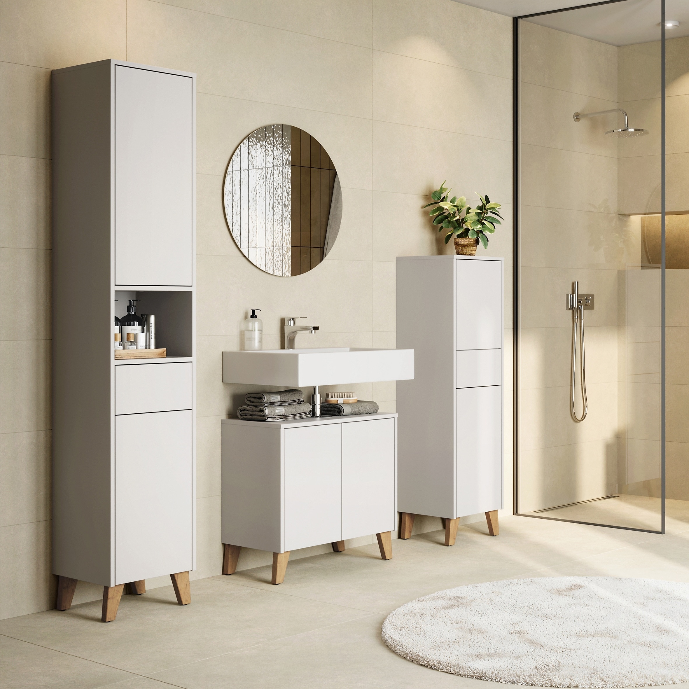 GERMANIA Badmöbel-Set »GW-Arnea« 4 Stk. tlg.