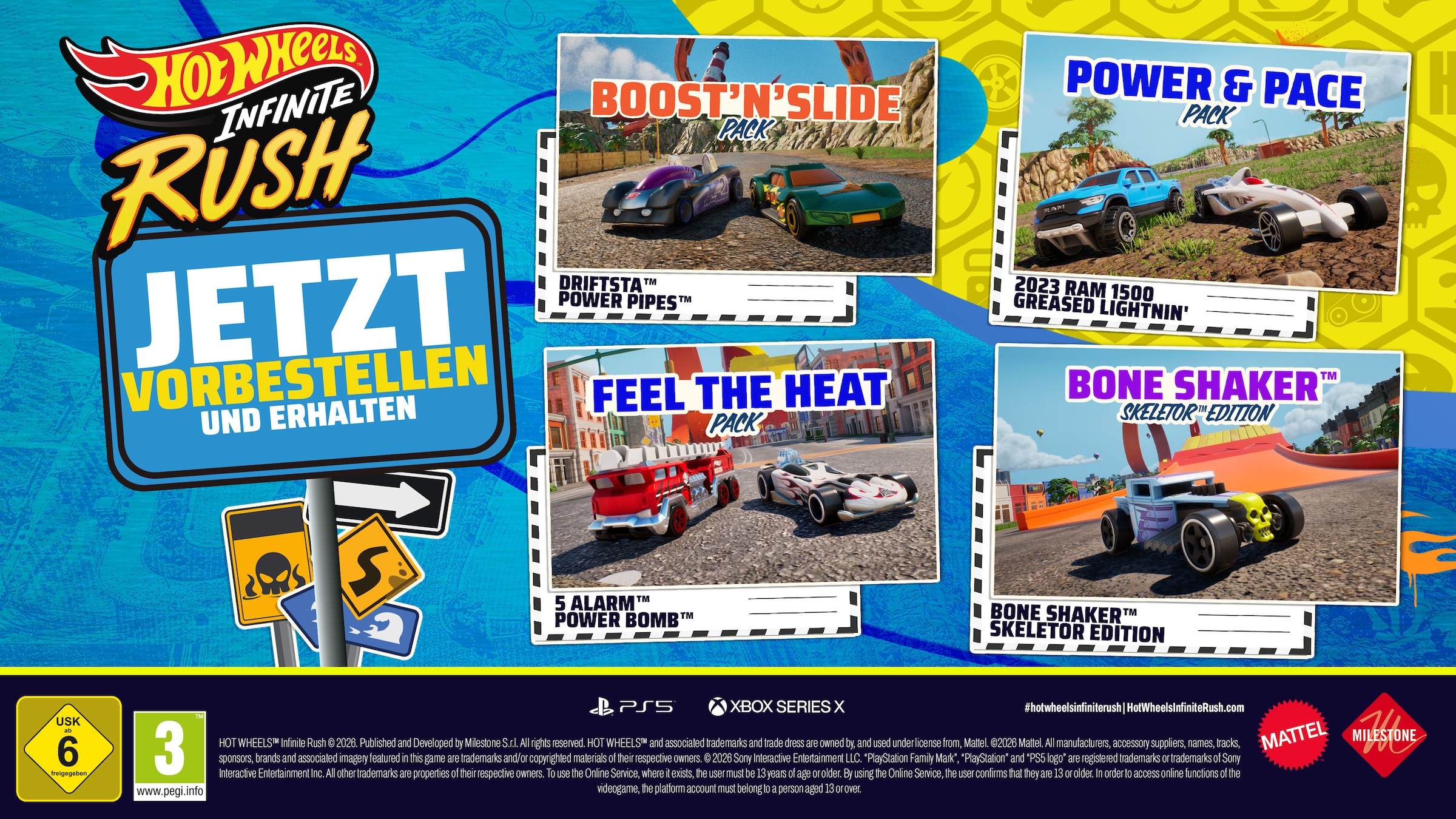 Milestone Spielesoftware »Hot Wheels Infinite Rush Day One Edition« Xbox Series X