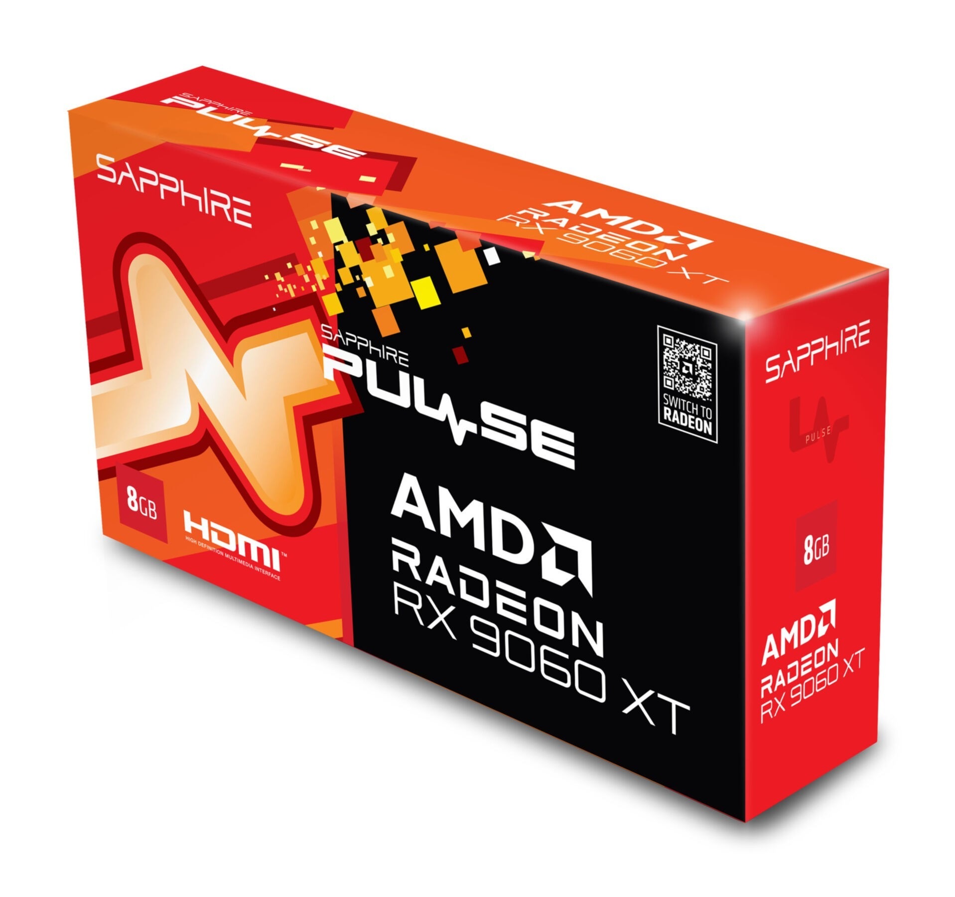 Sapphire Grafikkarte »PULSE AMD Radeon RX 9060 XT 8GB GPU«