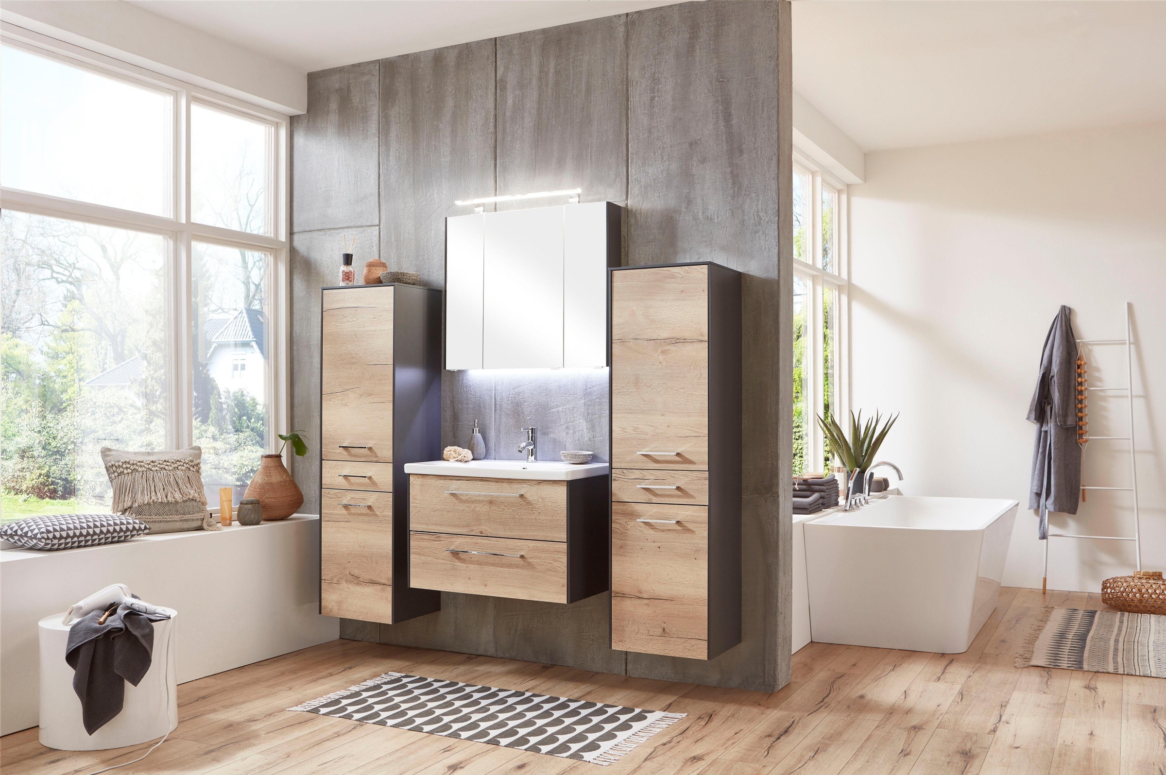 Saphir Spiegelschrank »3400«, Breite 82 cm