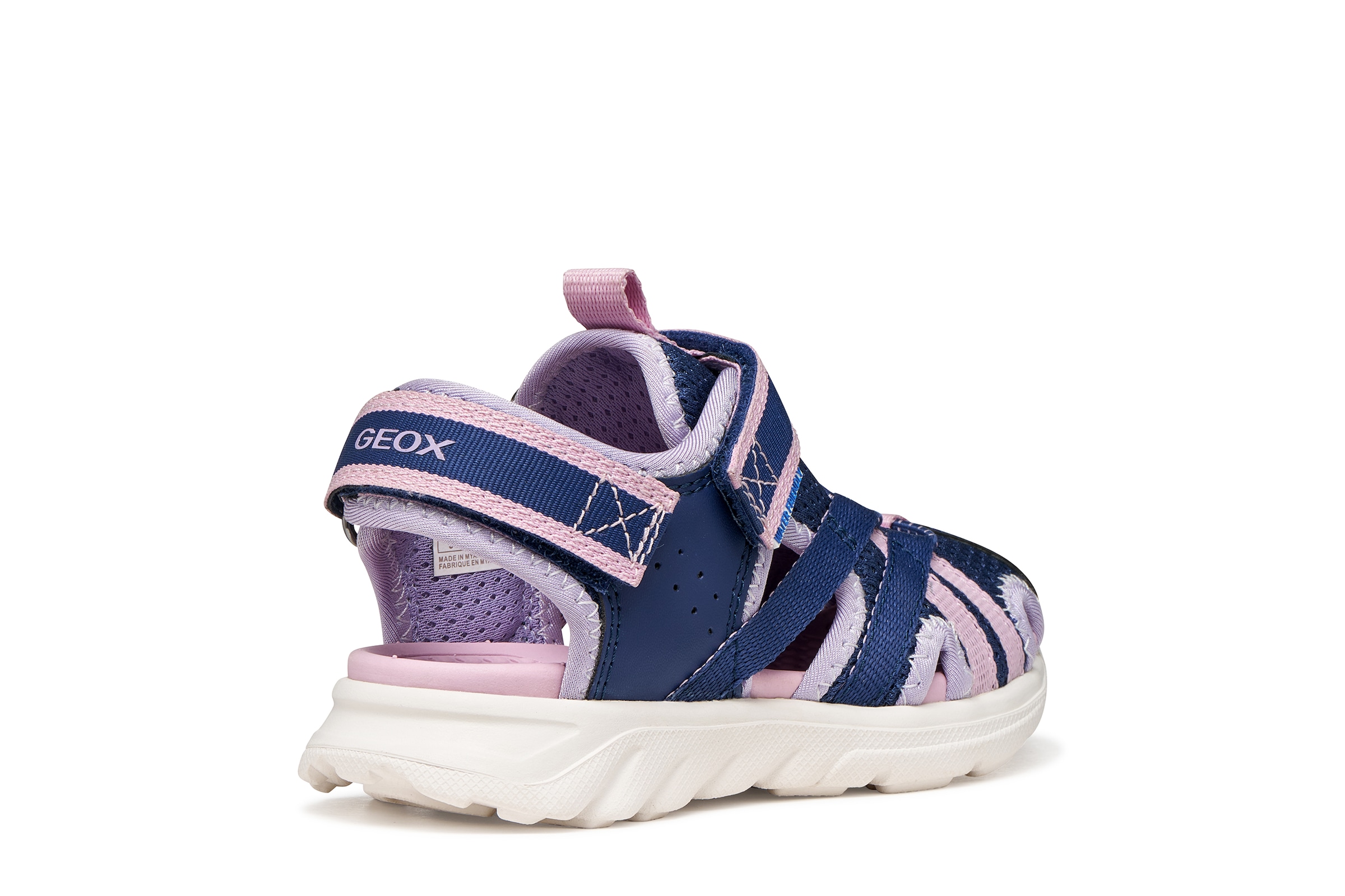 Geox Sandale »J SANDAL AIRADYUM GI«  mit Klettverschluss und Fersenriemen, Größenschablone zum Download