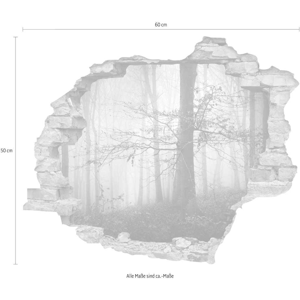 queence Wandtattoo »Wald im Herbst«, (1 St.)