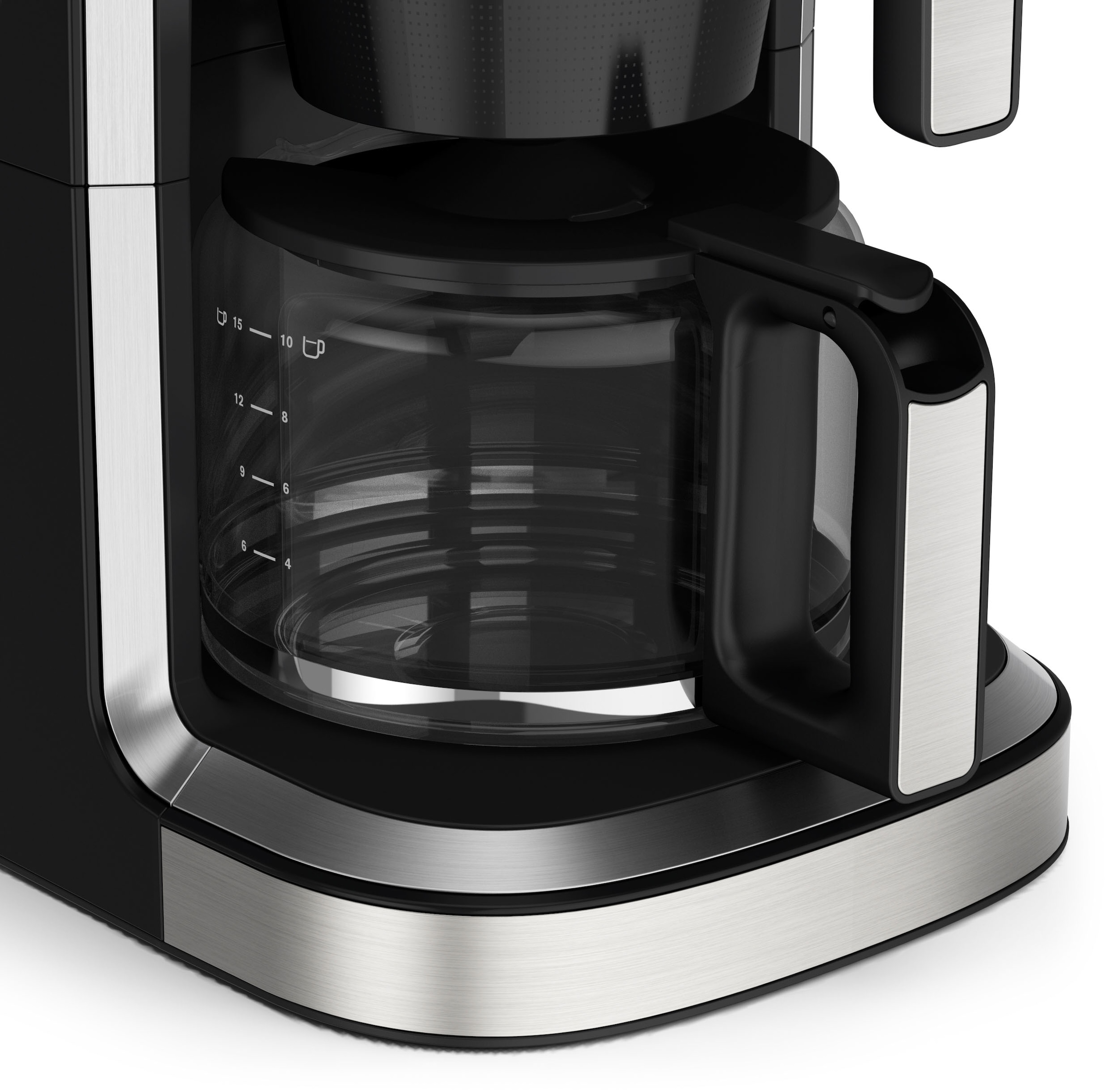 Krups Filterkaffeemaschine »KM760D Aroma Partner«, 1,25 l Kaffeekanne, integrierte Kaffee-Vorratsbox für bis zu 400 g frischen Kaffee