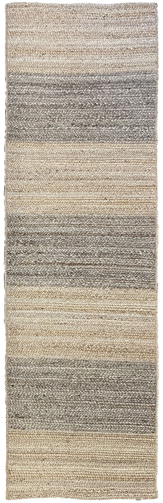 Myflair Möbel & Accessoires Teppich »Natural Bengal«, rechteckig, 10 mm Höhe, Juteteppich, Wendeteppich, handgeflochten, gestreift, auch als Läufer