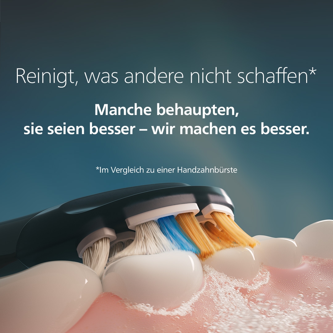 Philips Sonicare Elektrische Zahnbürste »DiamondClean 8500 HX8513/11« 1 Stk. Aufsteckbürsten