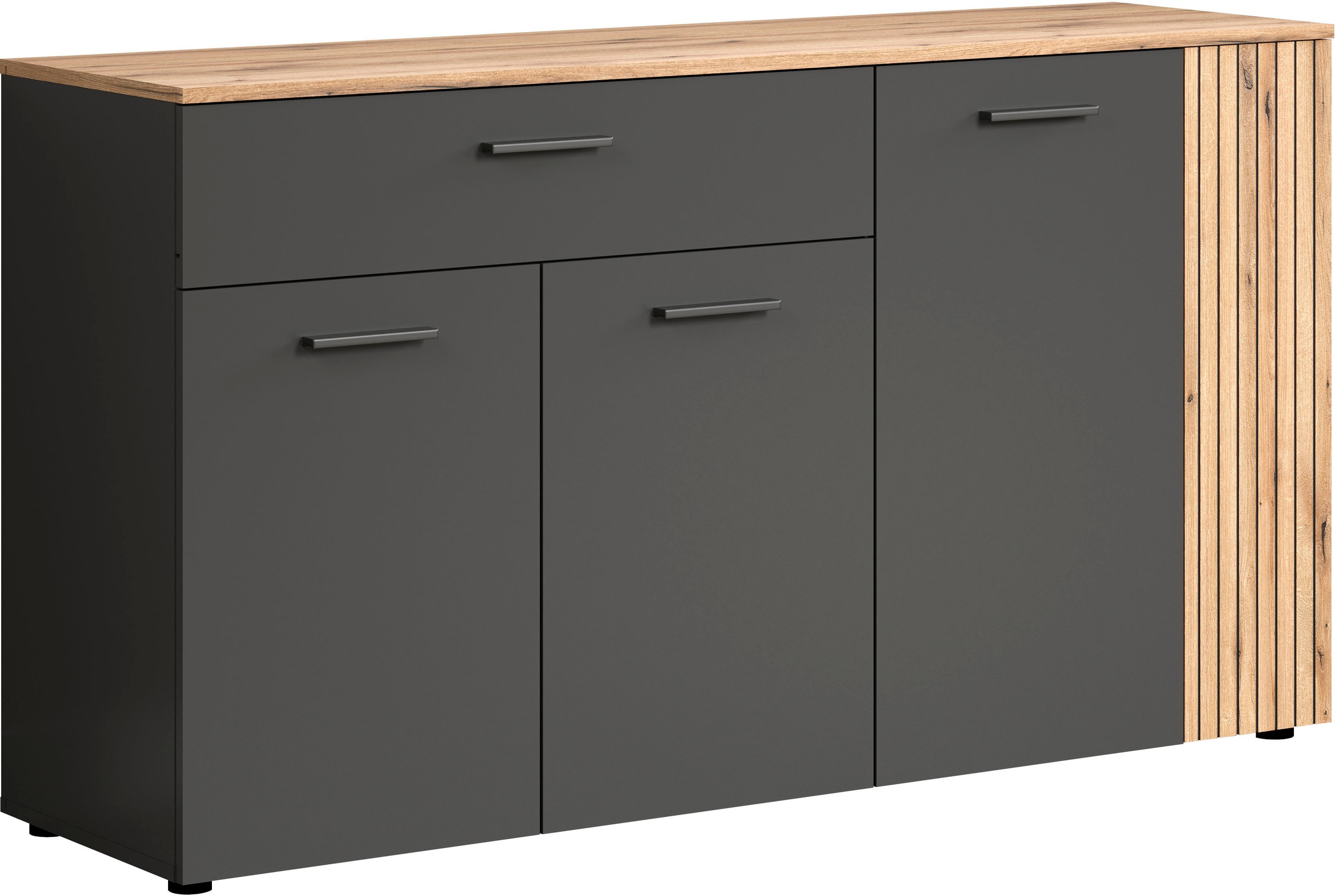 INOSIGN Sideboard »Estepona«, (1 St.), Kommode, Akustikpaneel-Look; Breite 150 cm