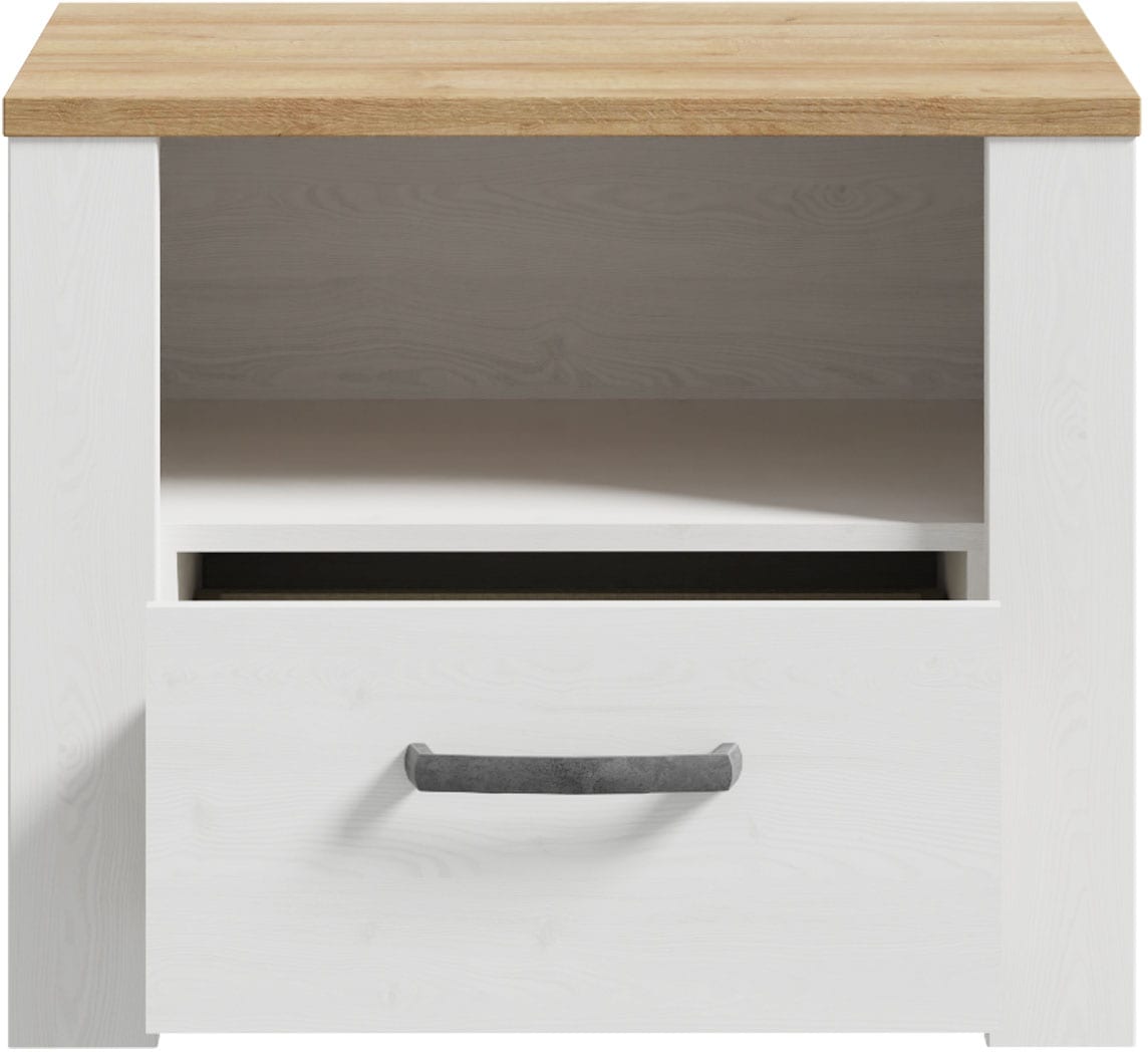 FORTE Nachtkommode B/H/T 61,6/52/42 cm , in 2 Dekoren erhältlich