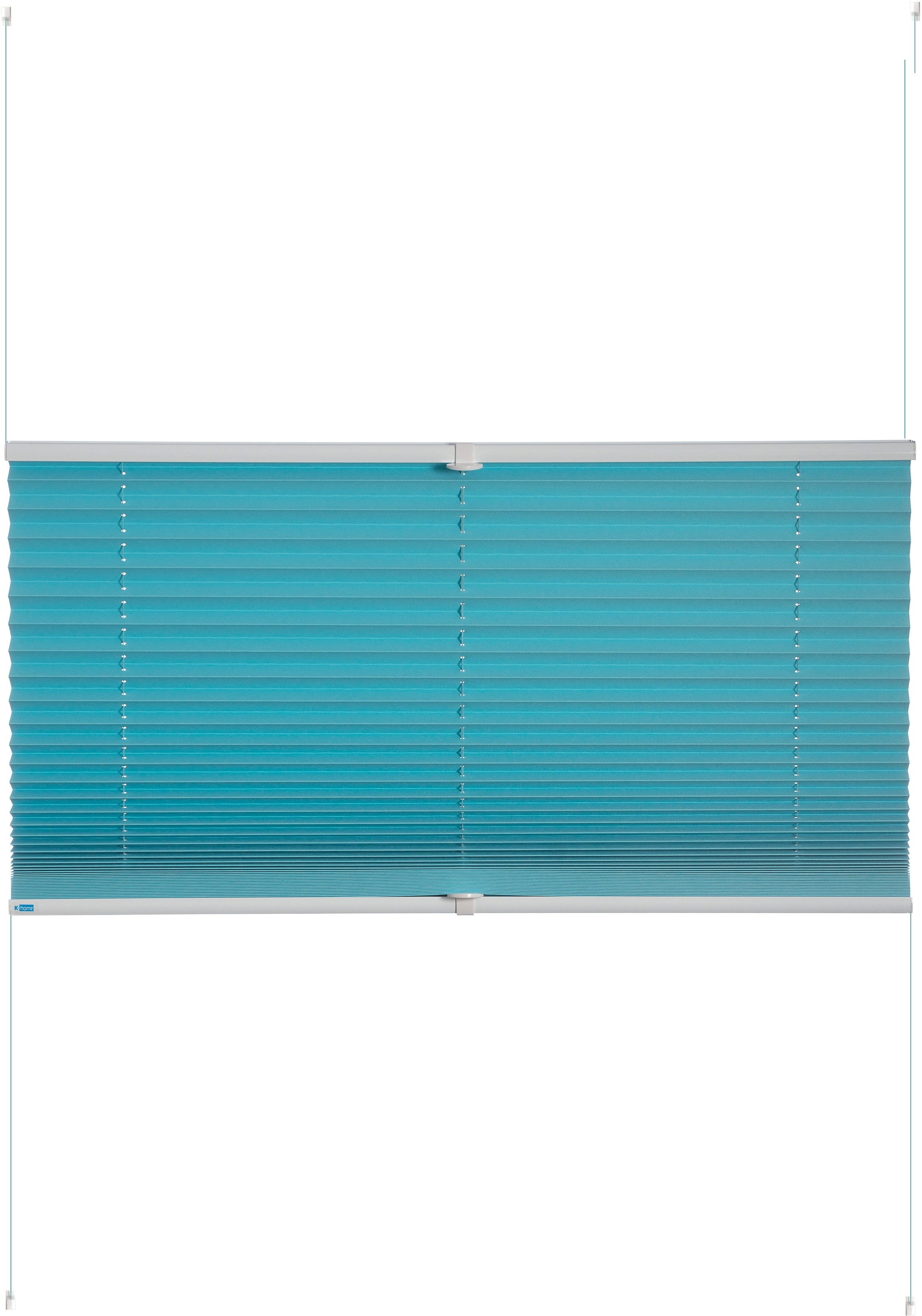 K-HOME Plissee »Klemmfix Pisa« verdunkelnd energiesparend ohne Bohren verspannt