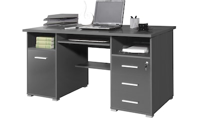 GERMANIA Computertisch »0484«, mit Tastaturauszug und abschließbarem Schubkasten kaufen
