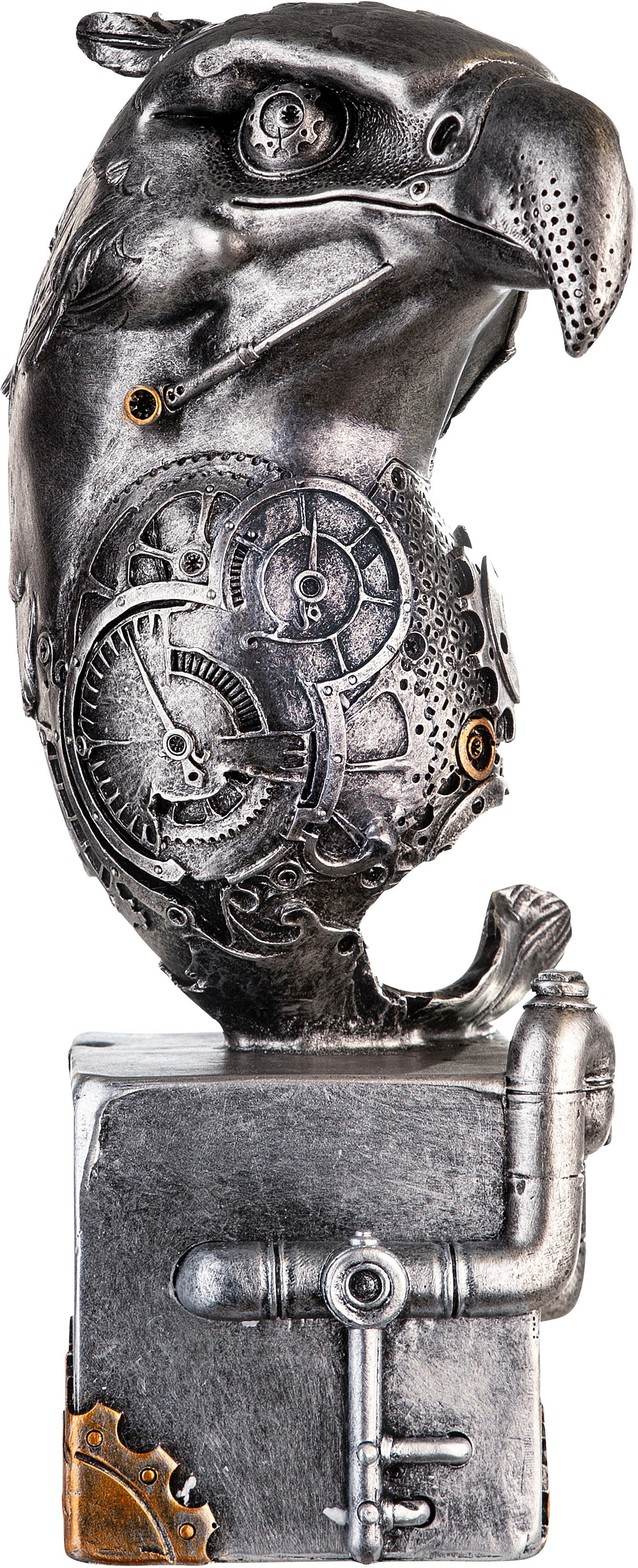 Casablanca by Gilde Tierfigur »Skulptur Steampunk Eagle«, mit kupferfarbenen Elementen