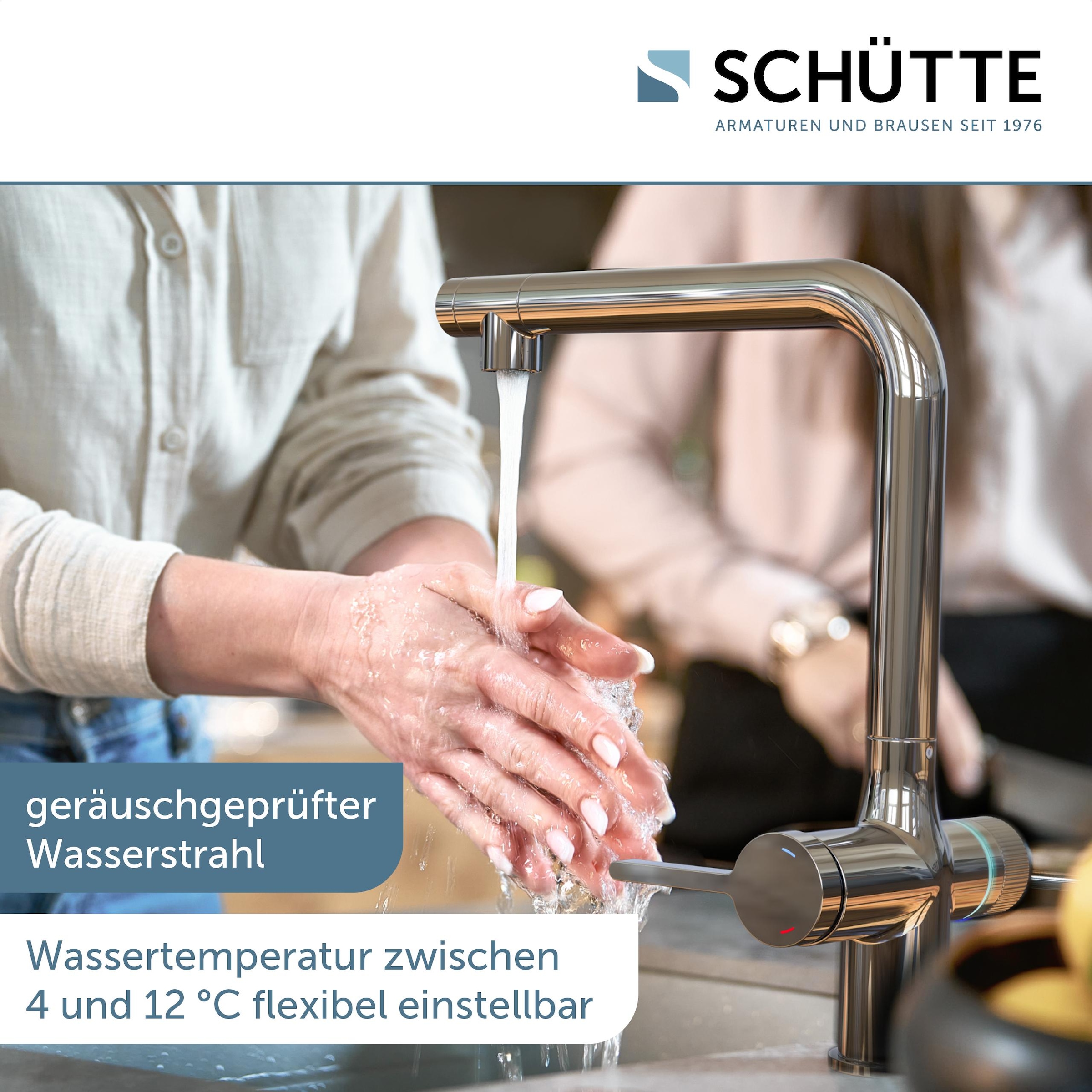 Schütte Küchenarmatur »"AQUADUCT" Sprudelwasser-Spültischarmatur« mit Kühlsystem, Filter, Filterkopf und handelsüblicher CO2-Kartusche