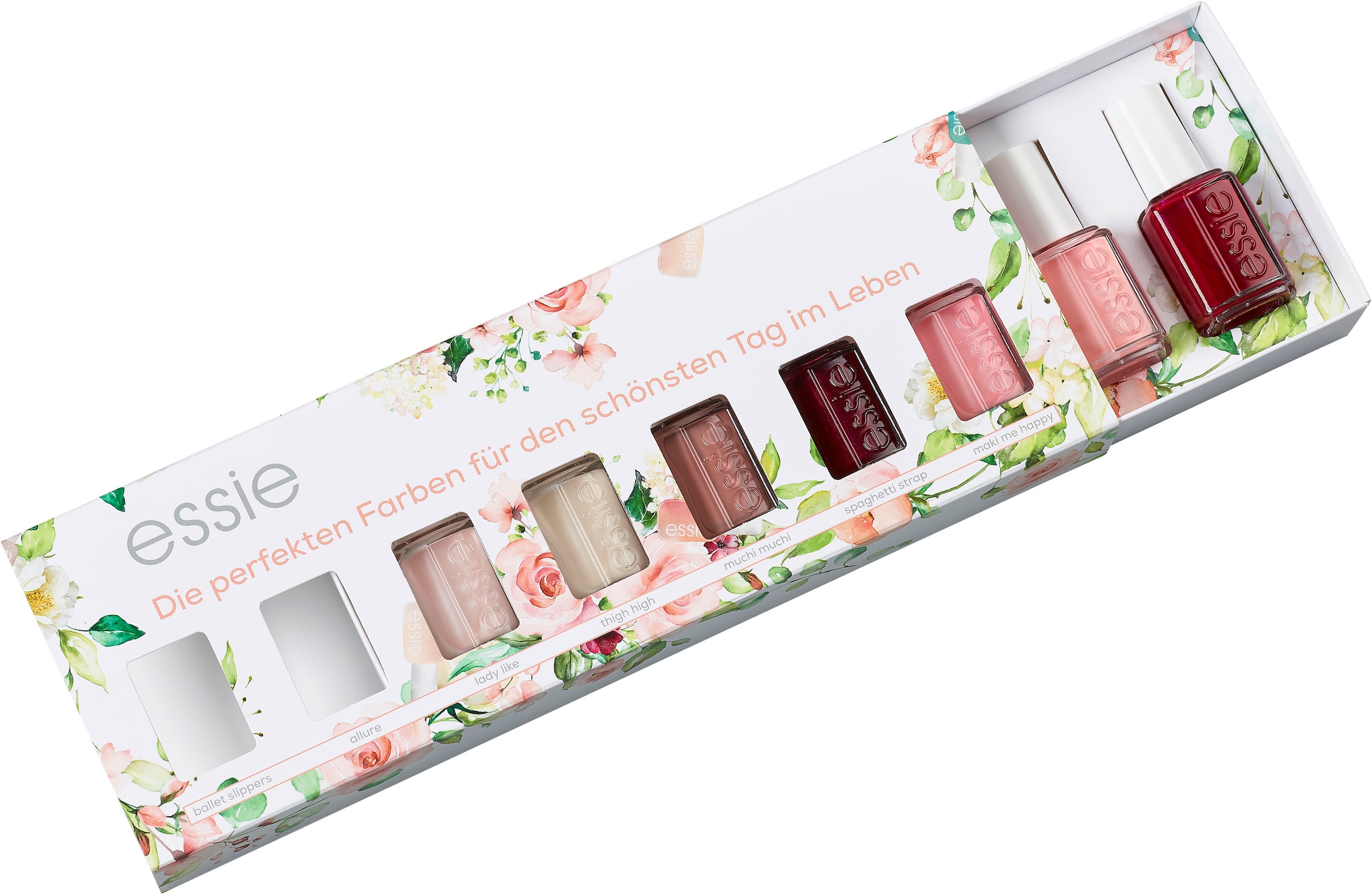 essie Nagellack-Set Perfekte - »Essie Farben«, (Set, Bride bei 7 ♕ tlg.)