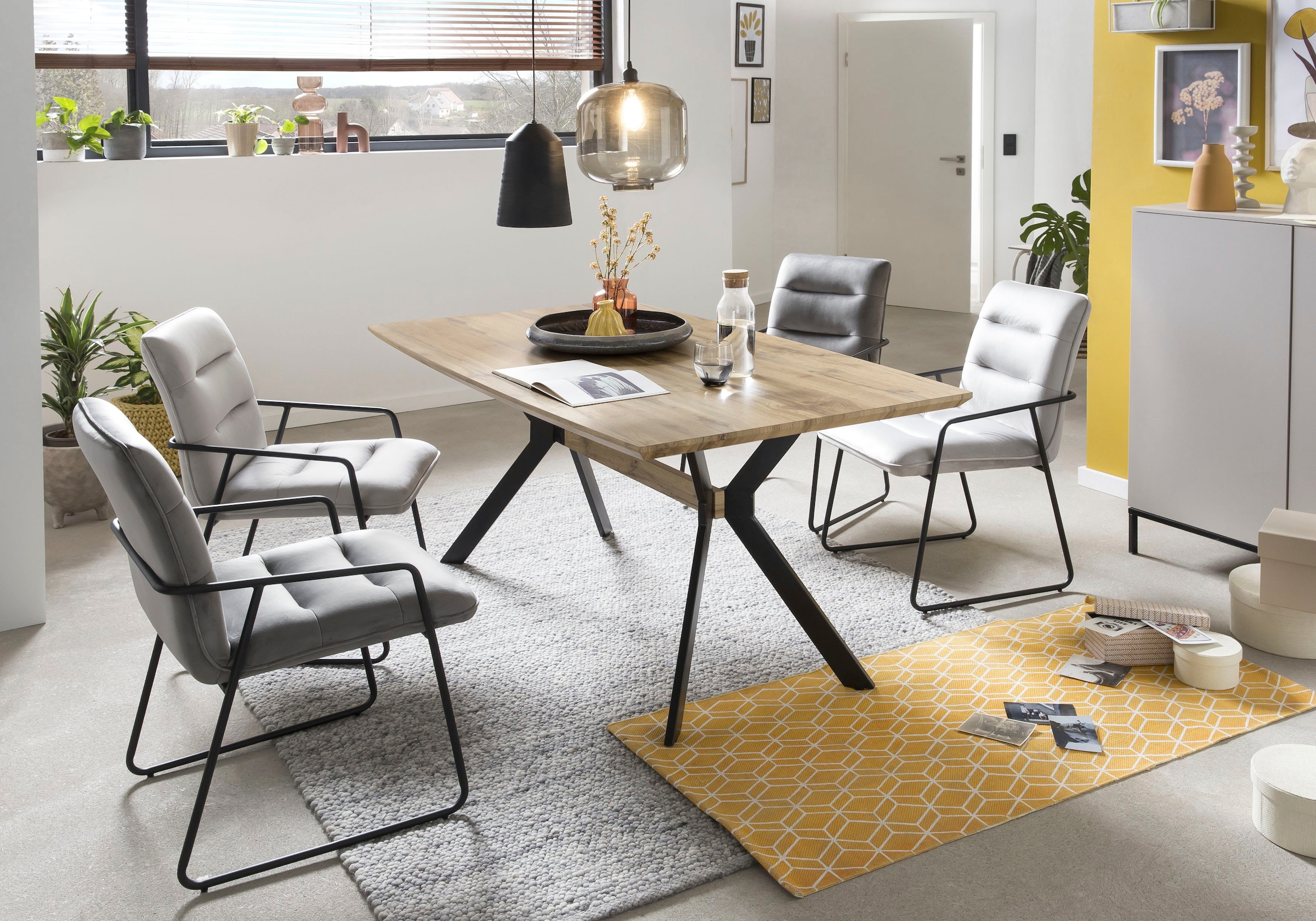INOSIGN Polsterstuhl »Marla«, (Set), 2 St., Samtvelours