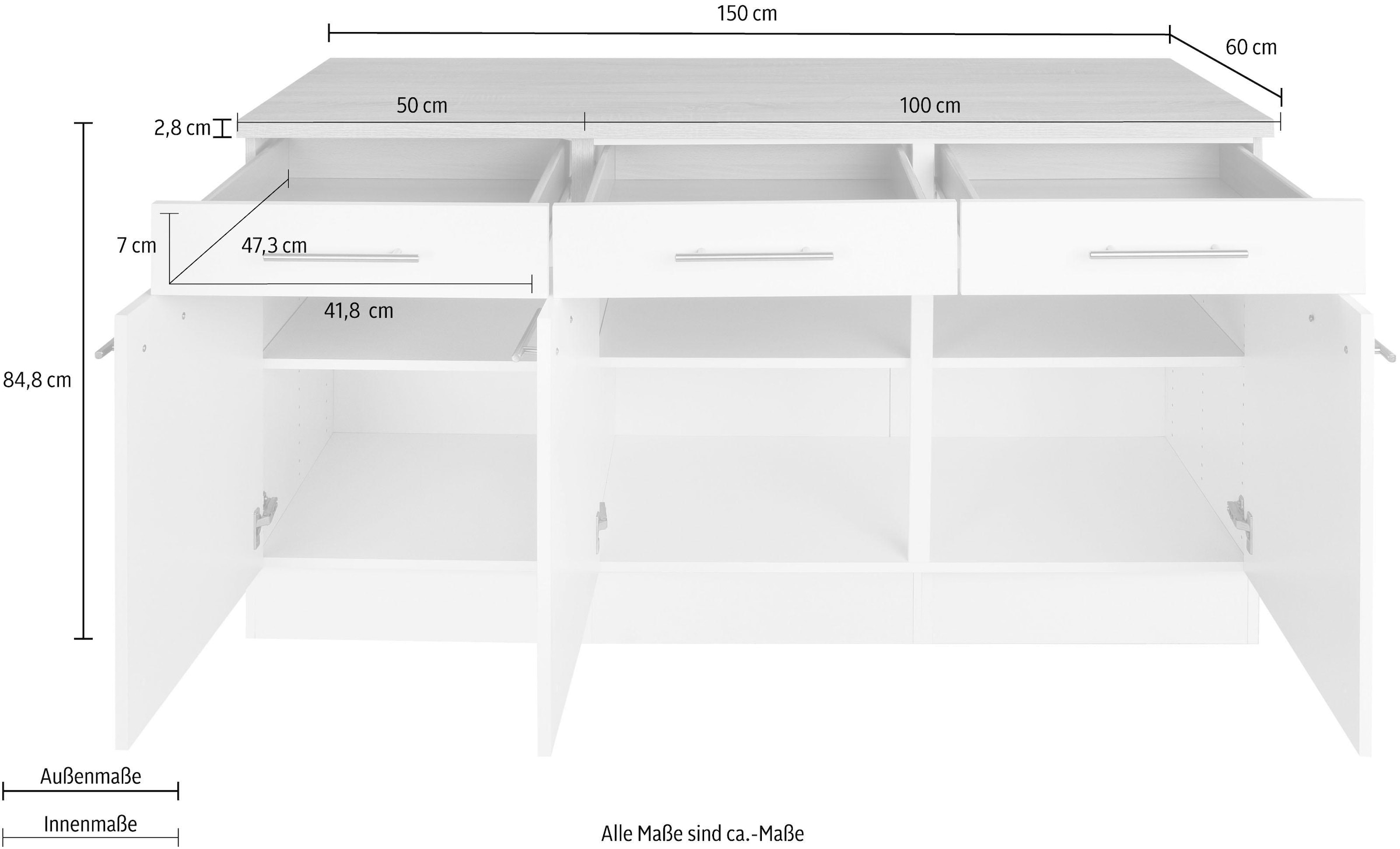 OPTIFIT Unterschrank »Tula«, Breite 150 cm