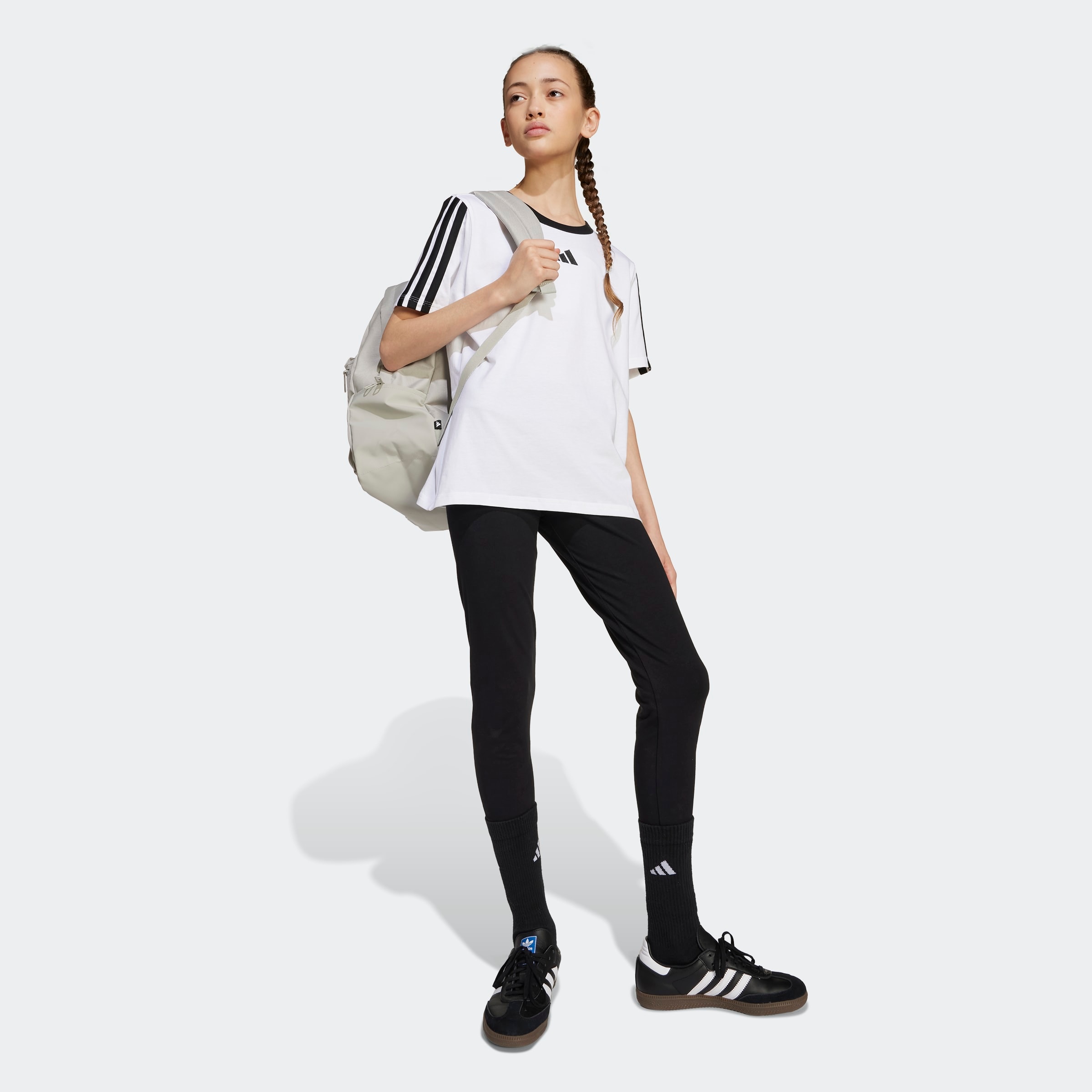 adidas Sportswear T-Shirt »ESSENTIALS KIDS« für Kinder, mit Rundhalsausschnitt, ohne Verschluss, aus Baumwolle