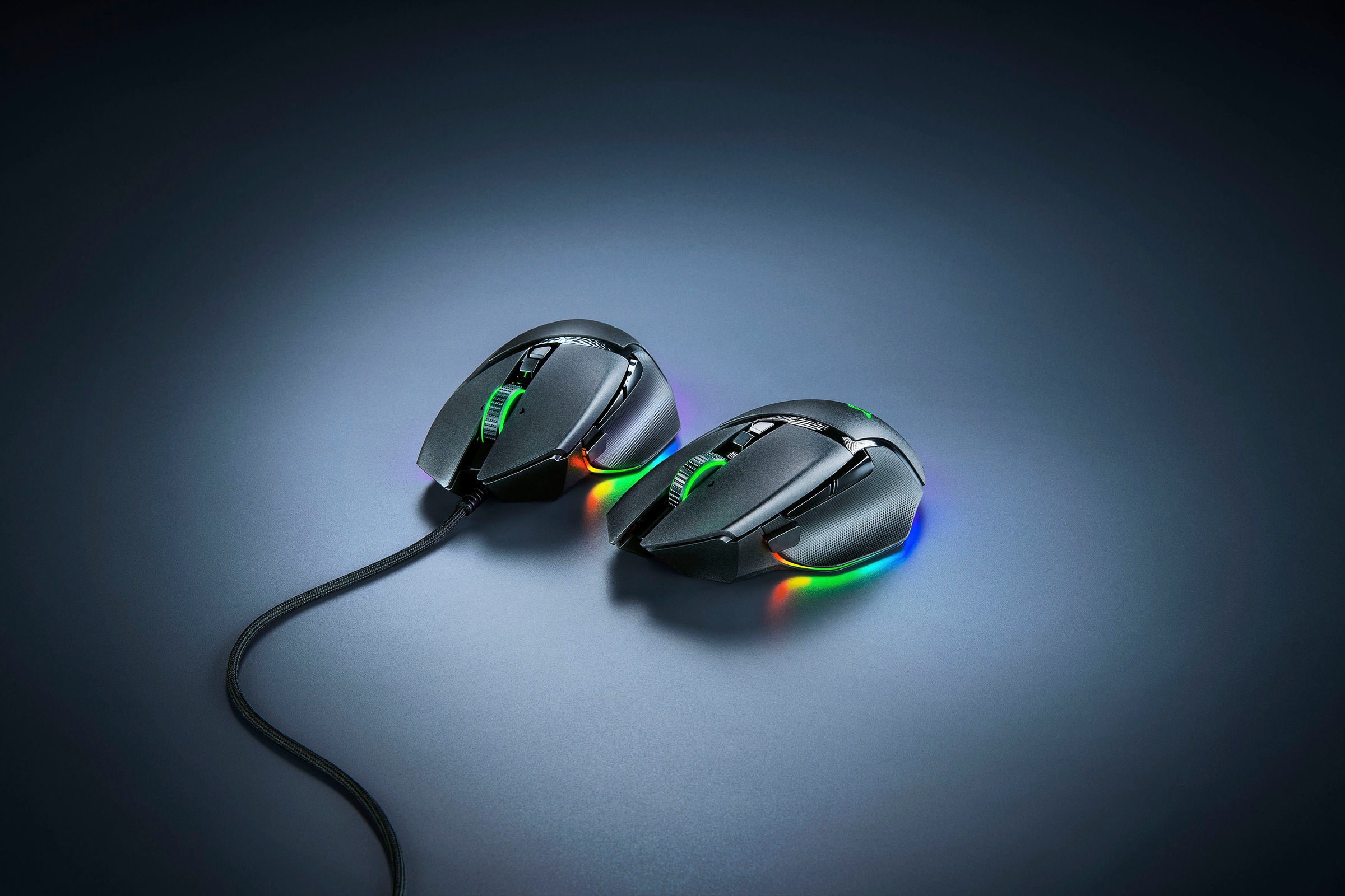 RAZER Gaming-Maus »Basilisk V3 Pro«, RF kabellos + Bluetooth-kabelgebunden-USB