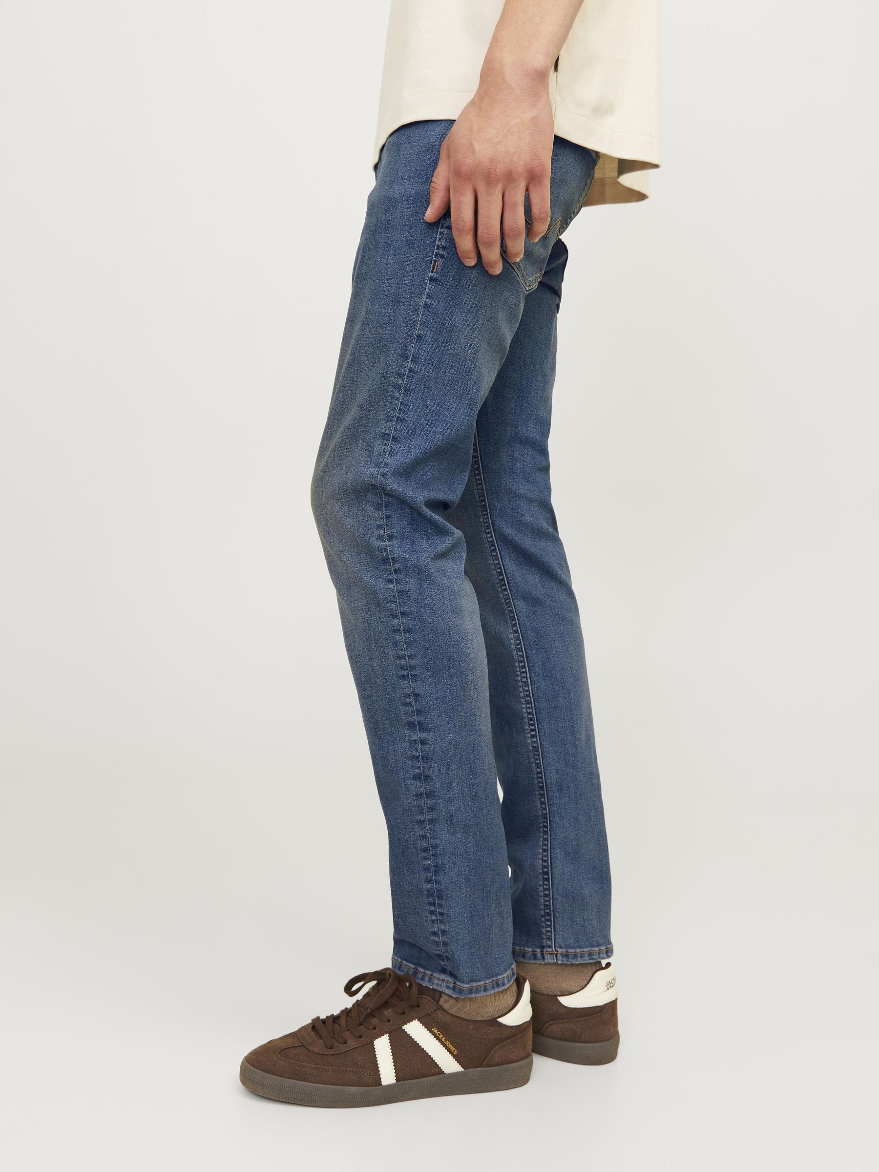 Jack & Jones Slim-fit-Jeans »JJIGLENN  Slim-Fit mit Stretch und praktischer 5-Pocket-Form« Baumwollmischung, slim fit