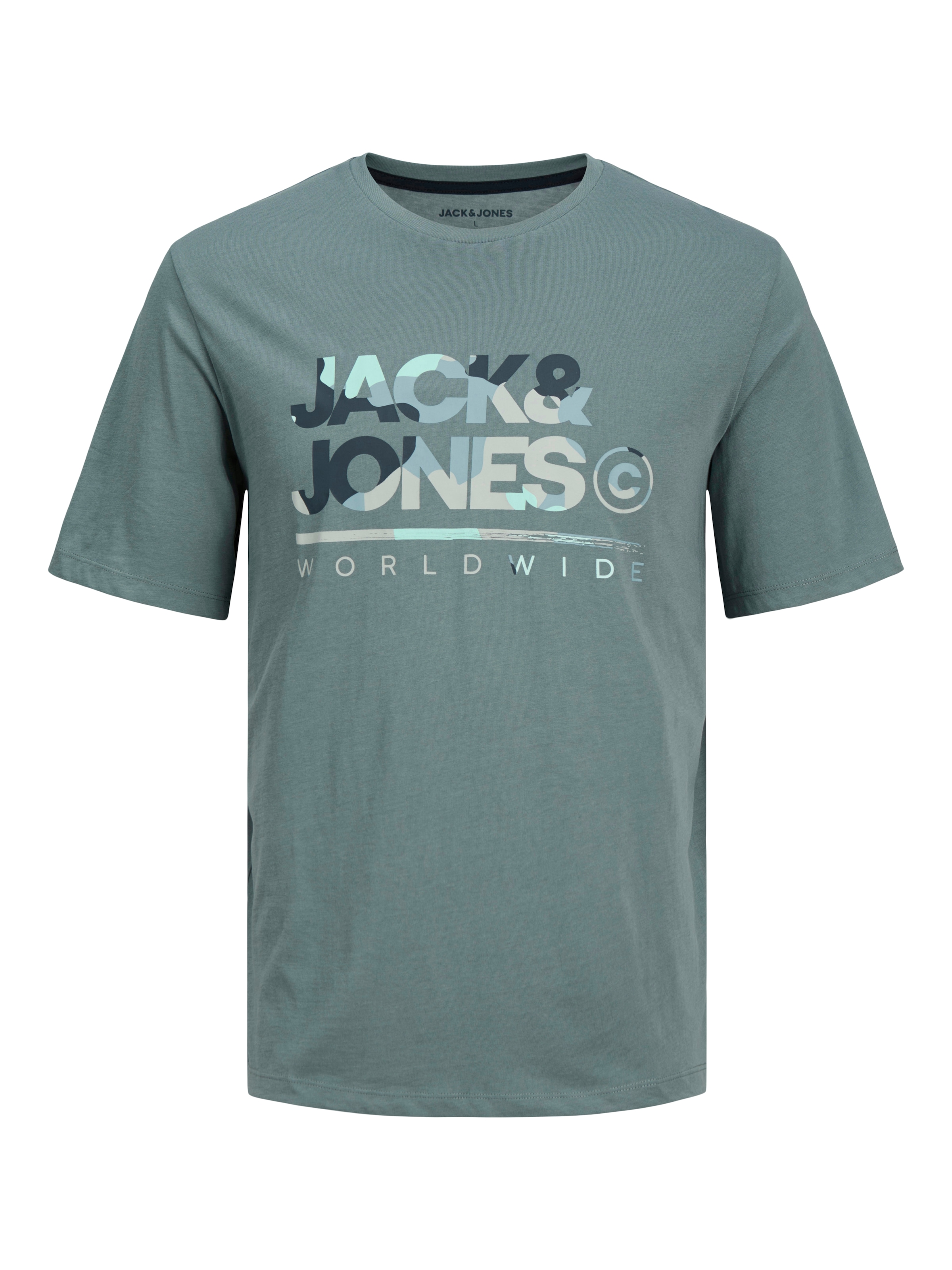 Jack & Jones Kurzarmshirt »JJLUKE TEE SS CREW NECK 5PK MP« Packung, 5 Stk.