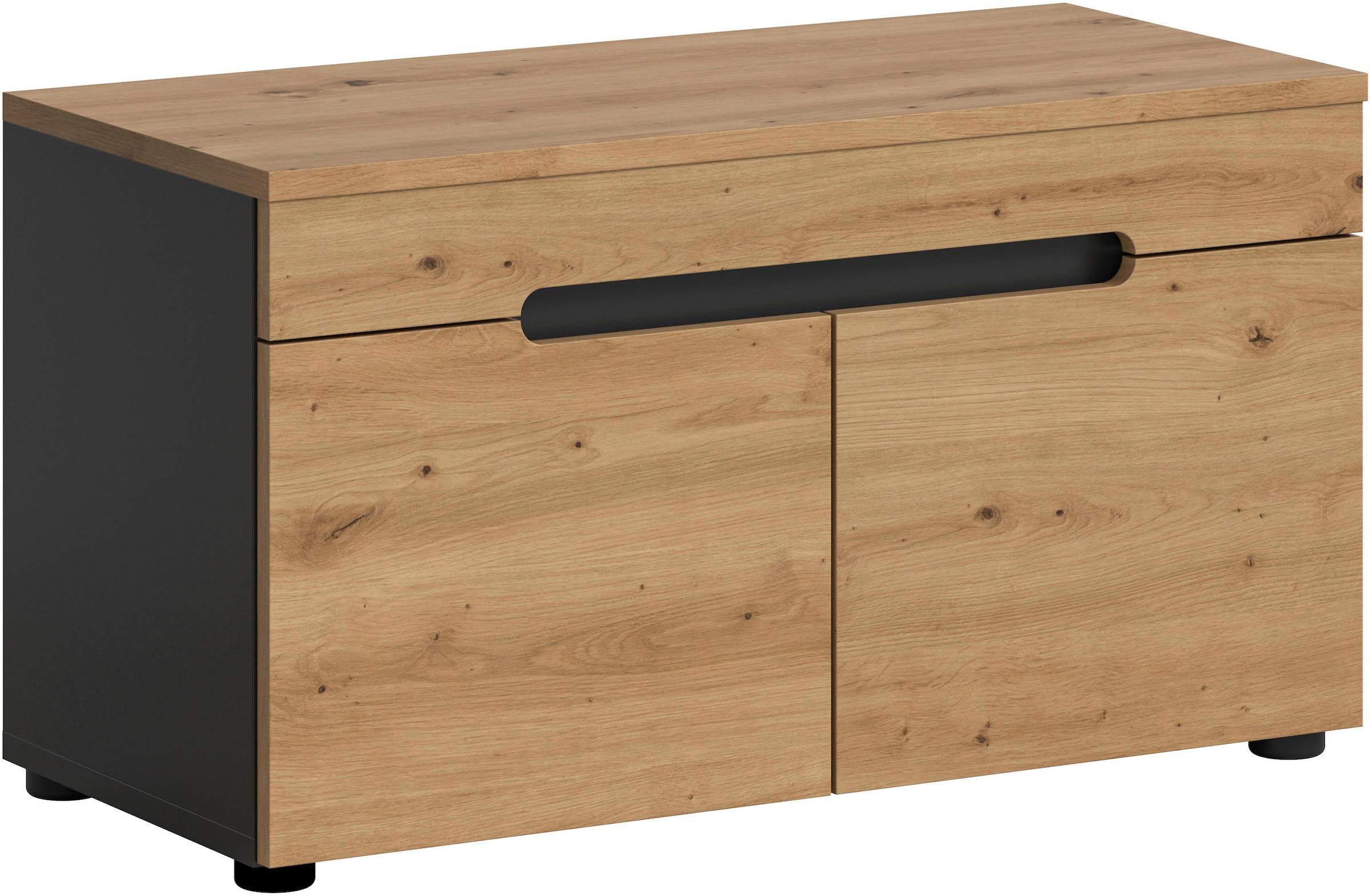 Home affaire, Sitzbank »REHAT, TOPSELLER!, Breite 80cm, 2 Türen, 2 Fächer« in verschiedenen Farben erhältlich, Garderobenbank, Flurbank, Dielenbank, 