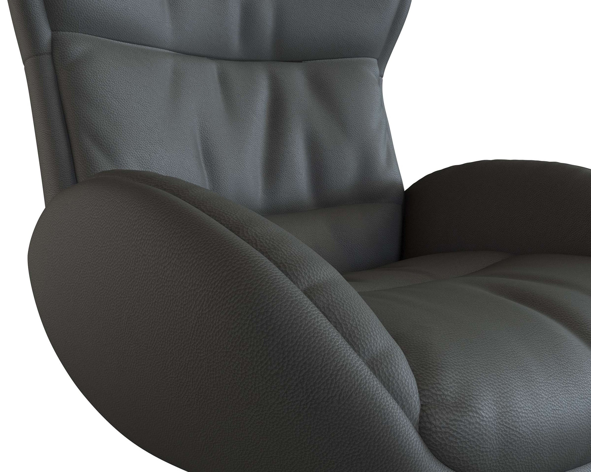 FLEXLUX Relaxsessel »Haze, TV-Sessel, Fernsehsessel, Polstersessel,«, Rückenteilverstellung, drehbar, Fuß Alu