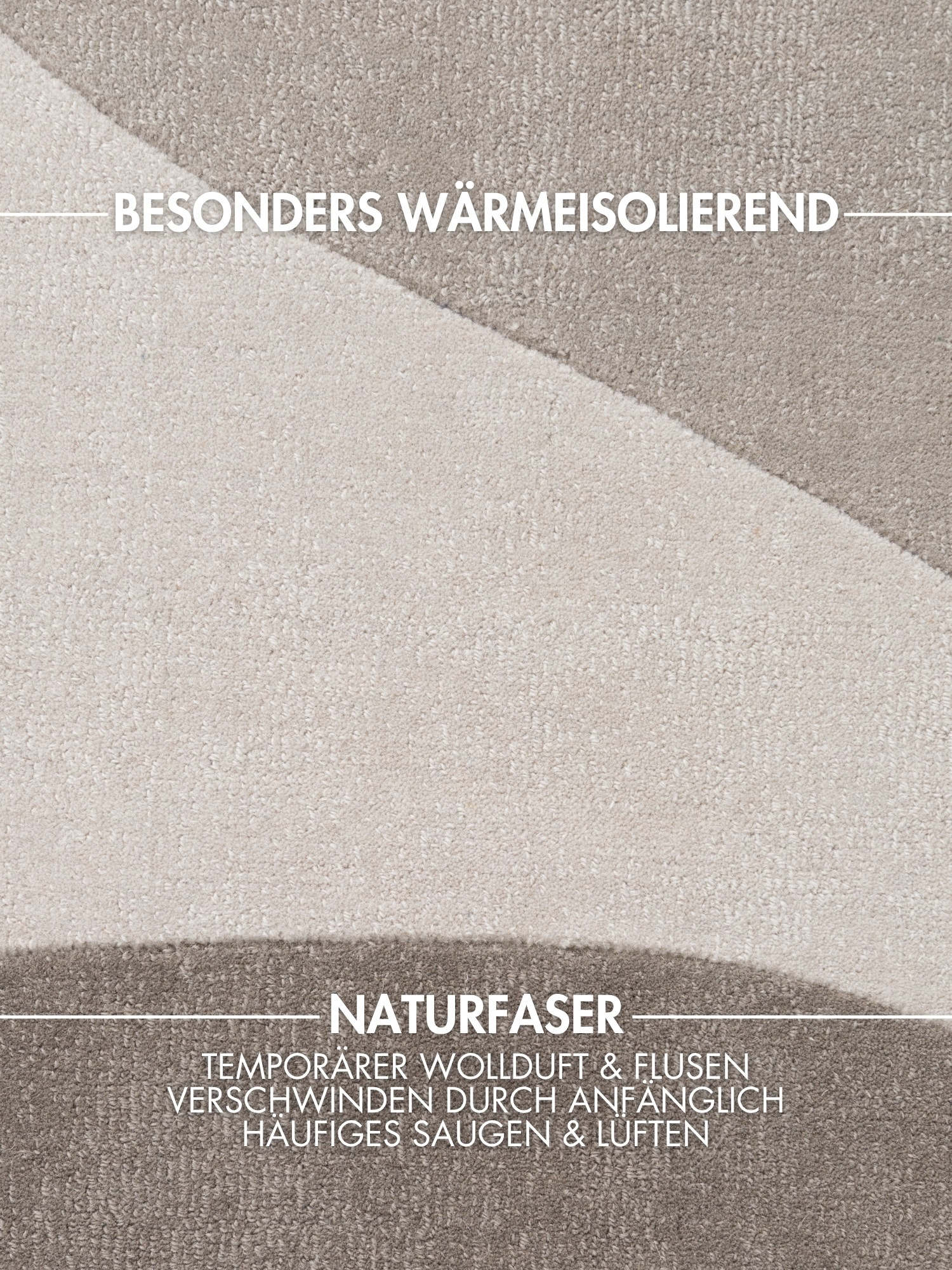 Ted Baker Wollteppich »Clarissa , auch in rund« 11 mm Höhe Wolle, Abstrakt, Natur, Wohnzimmer, Schlafzimmer, Modern, Geometrisch