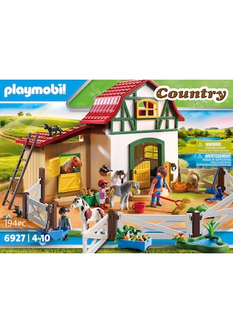 Playmobil® Konstruktions-Spielset »Ponyhof (6927), Country«, (194 St.), Made in Germany kaufen