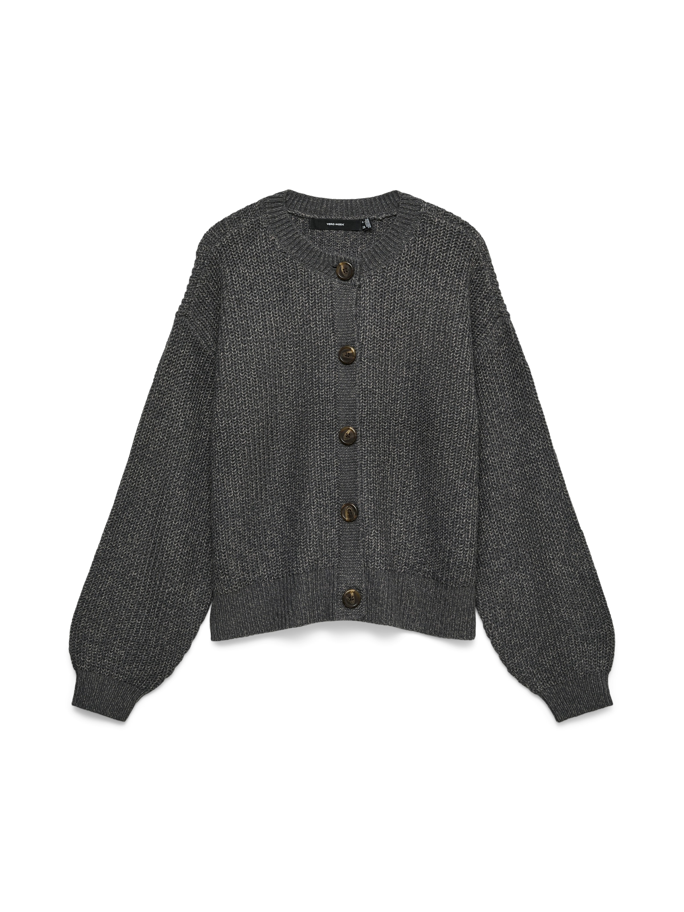 Vero Moda Strickjacke »VMLEA LS O-NECK CARDIGAN NOOS« Kunstfaser, loose fit