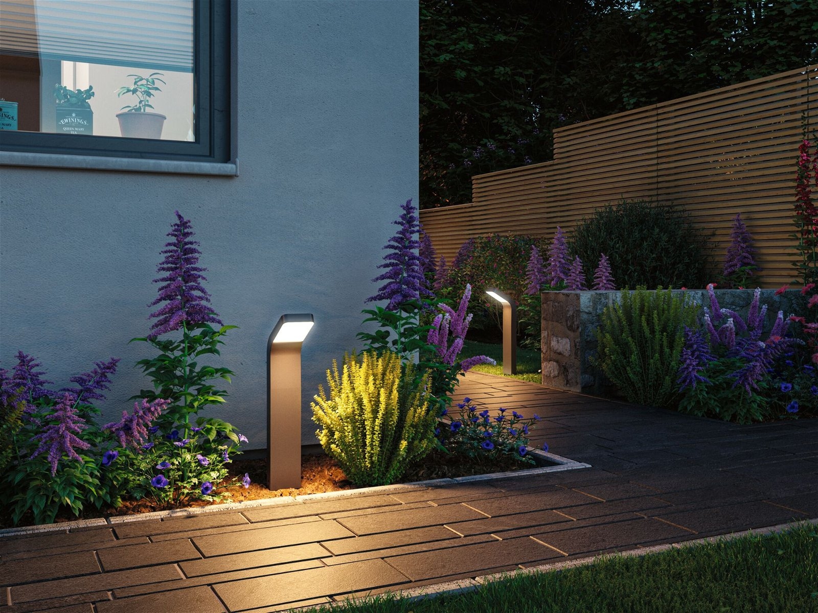 Paulmann LED Pollerleuchte »Kulma IP44 500mm 3000K 7,5W 520lm 230V Anthrazit Aluminium«, 1 flammig, seewasserresistent