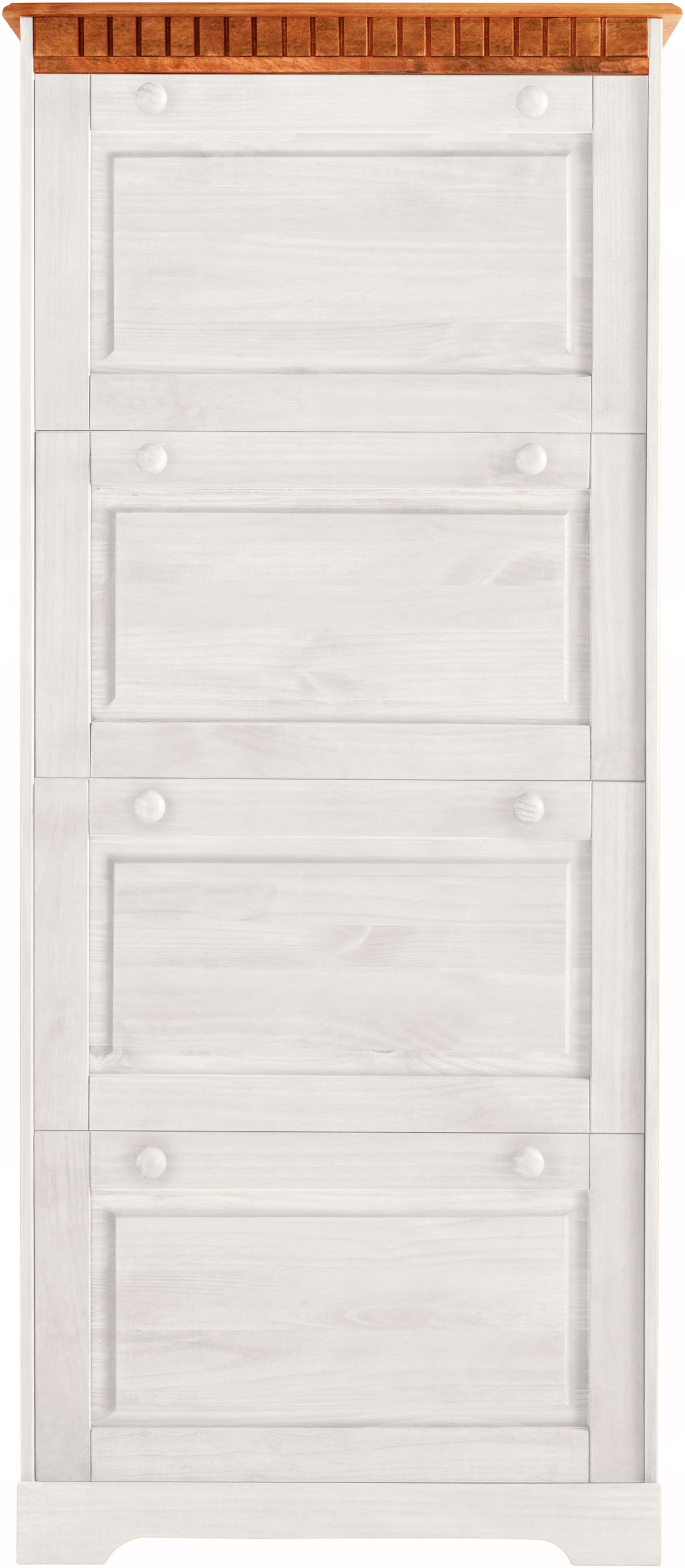 Home affaire Schuhschrank »Lisa«, mit 4 Klappen, Höhe 172 cm, Breite 75 cm