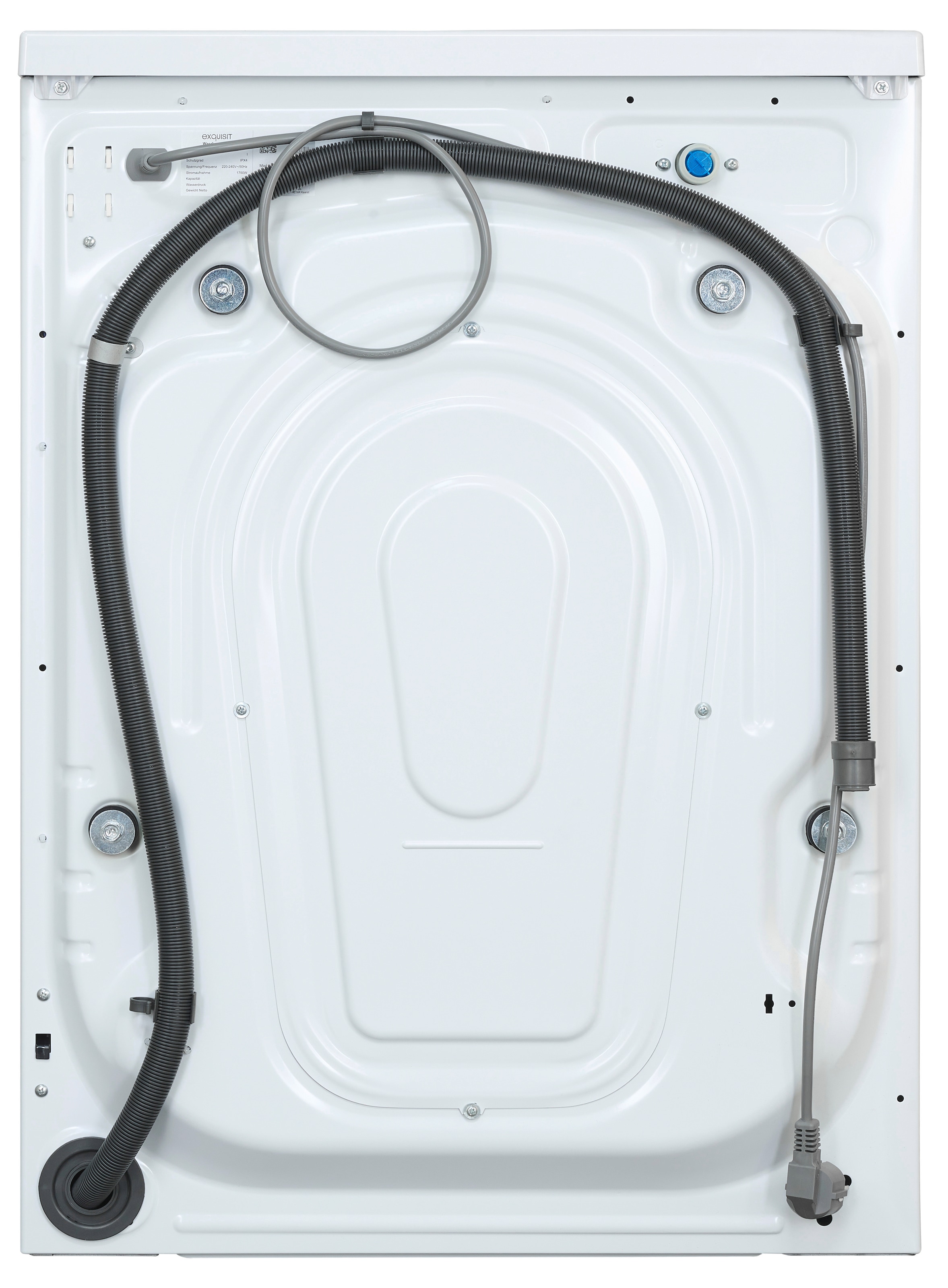 exquisit Waschmaschine »WA8014-020A weiss«, 8 kg, 1400 U/min