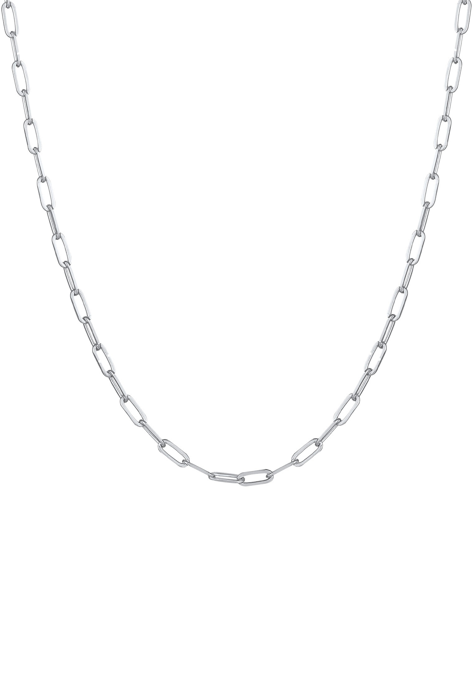 Elli Kette ohne Anhänger »Halskette Glieder Oval Basic Chain Optik 925 Silber«