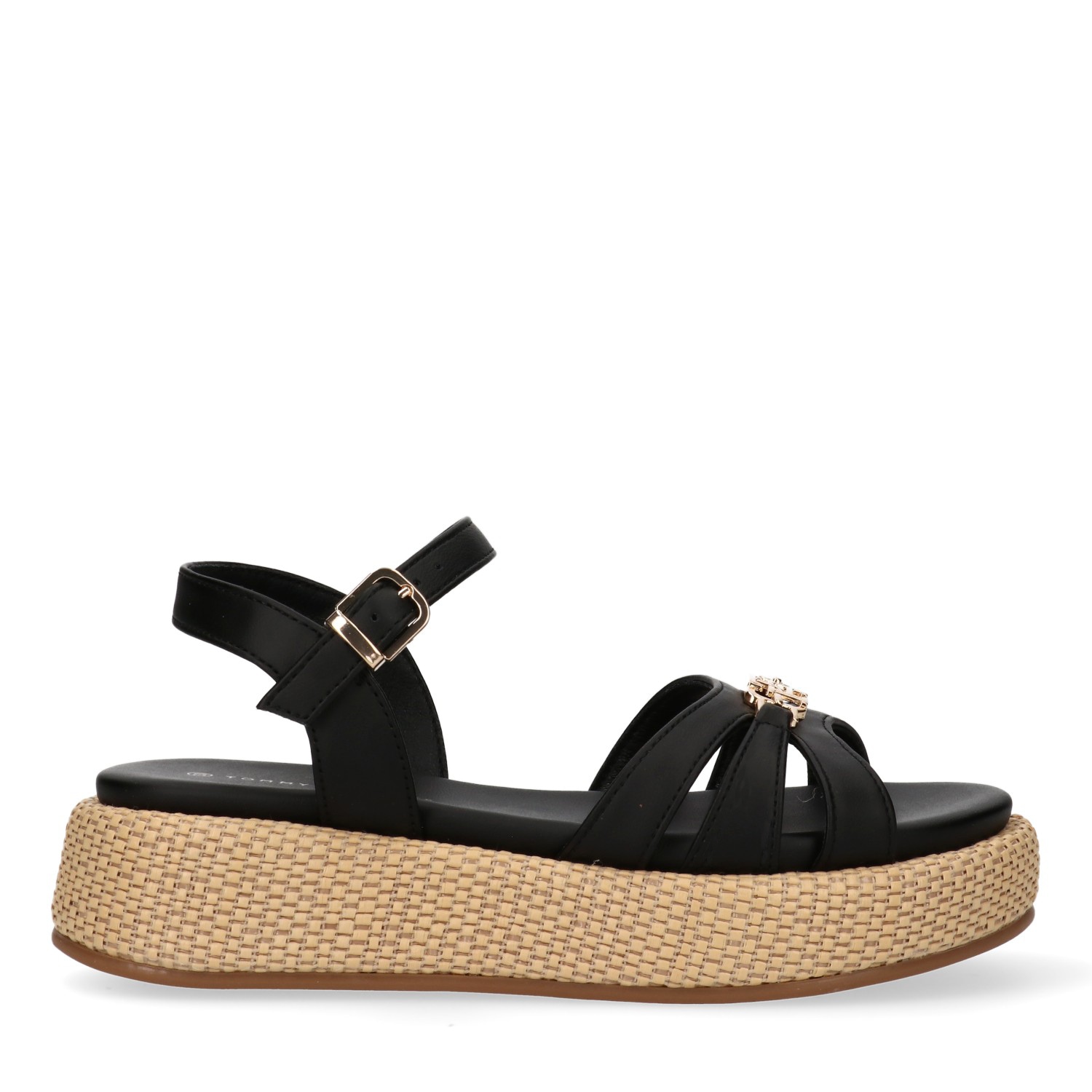 Tommy Hilfiger Sandale  , Plateau, Sommerschuh, Wedge Sandale mit Schnallenverschluss