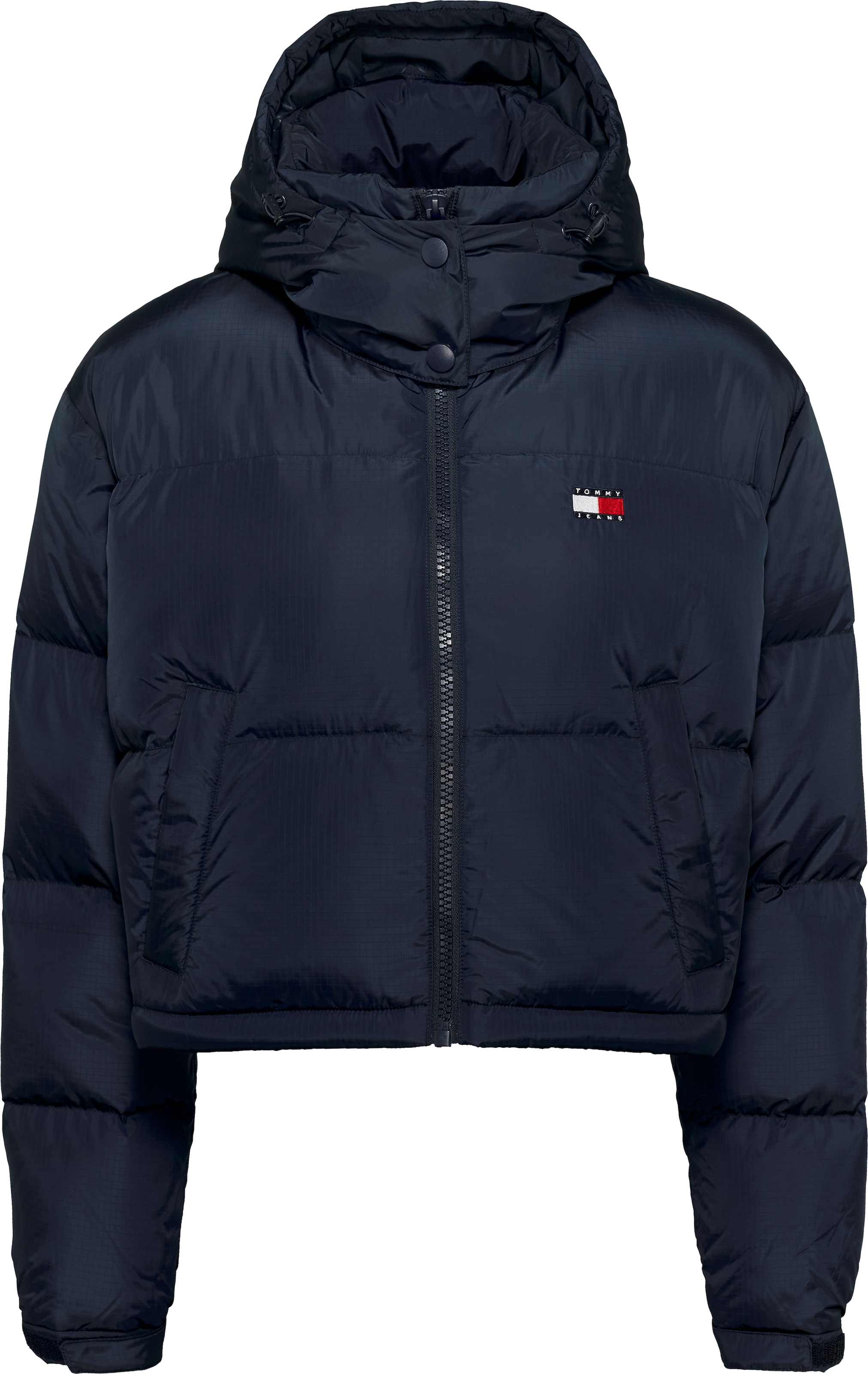 Tommy Jeans Steppjacke »TJW CRP ALASKA PUFFER«, mit Kapuze, mit Logostickereien