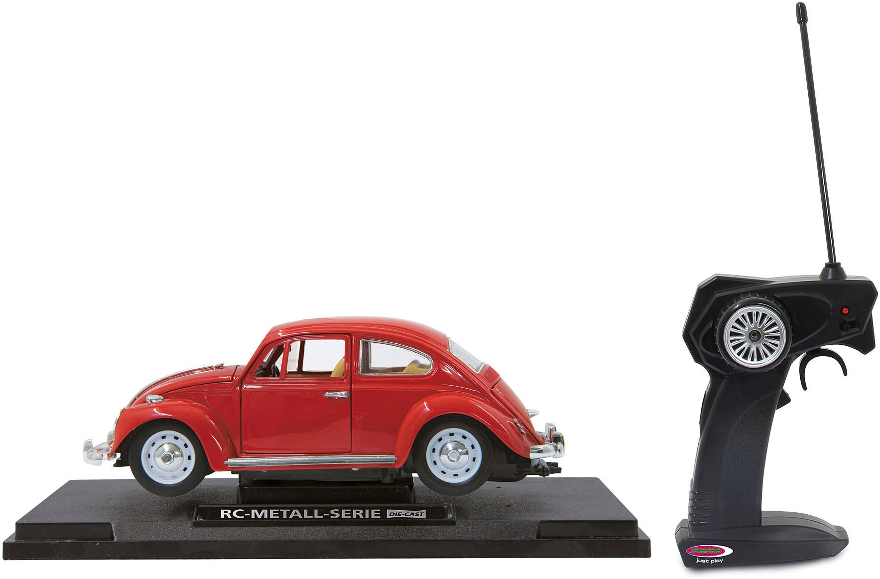 Jamara RC-Auto »Diecast, VW Käfer, 1:18, rot, 27MHz«