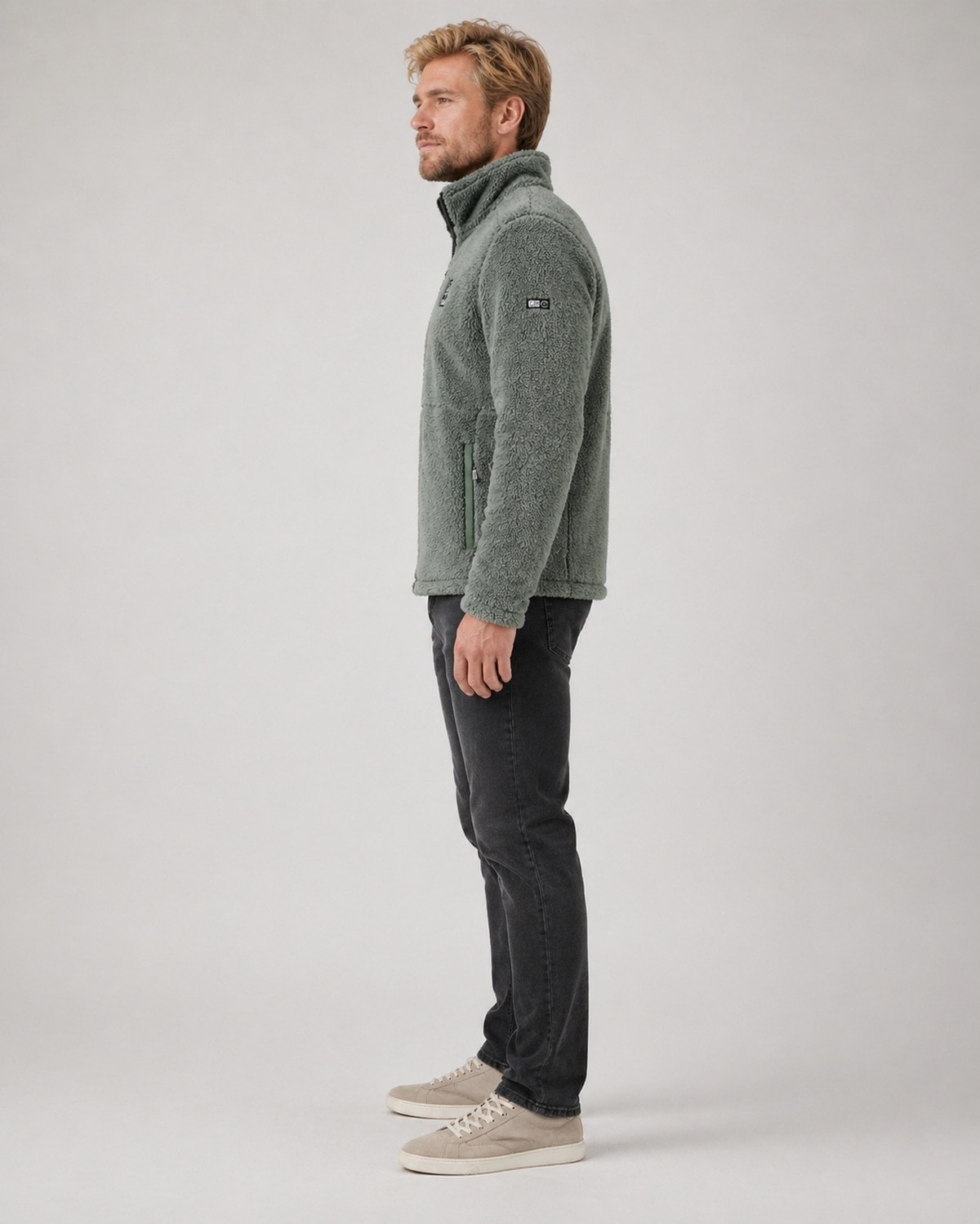 LPO Kapuzenfleecejacke »Rhys Outdoor« mit Langhaarfleece