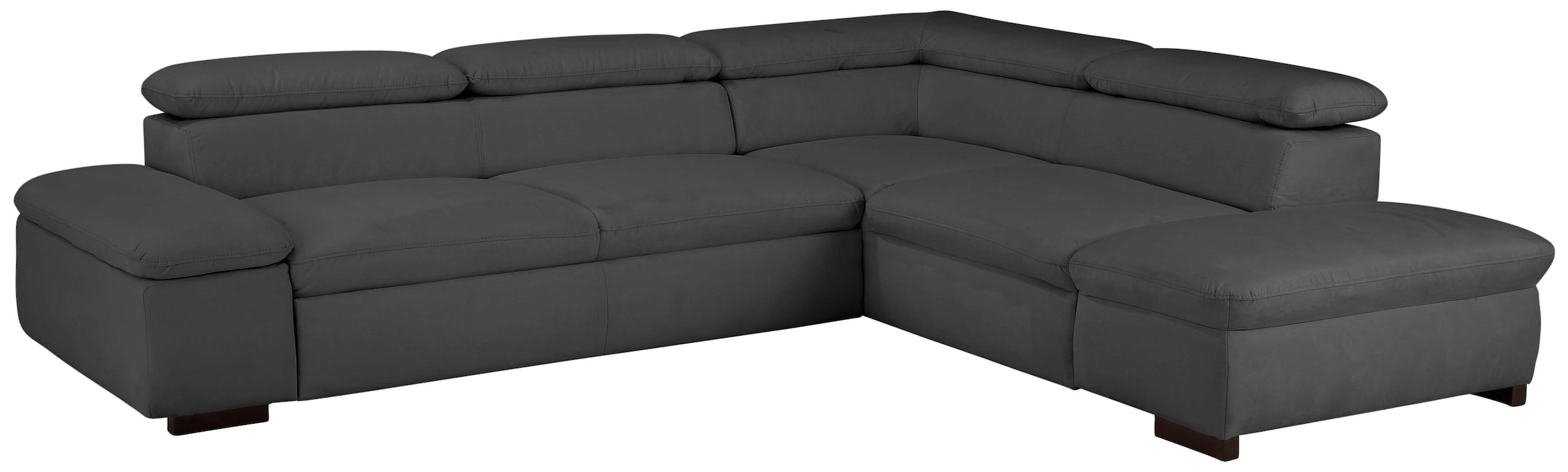 OTTO home Ecksofa "Alberto L-Form" mit Kopfteilverstellung, wahlweise mit Schlaffunktion