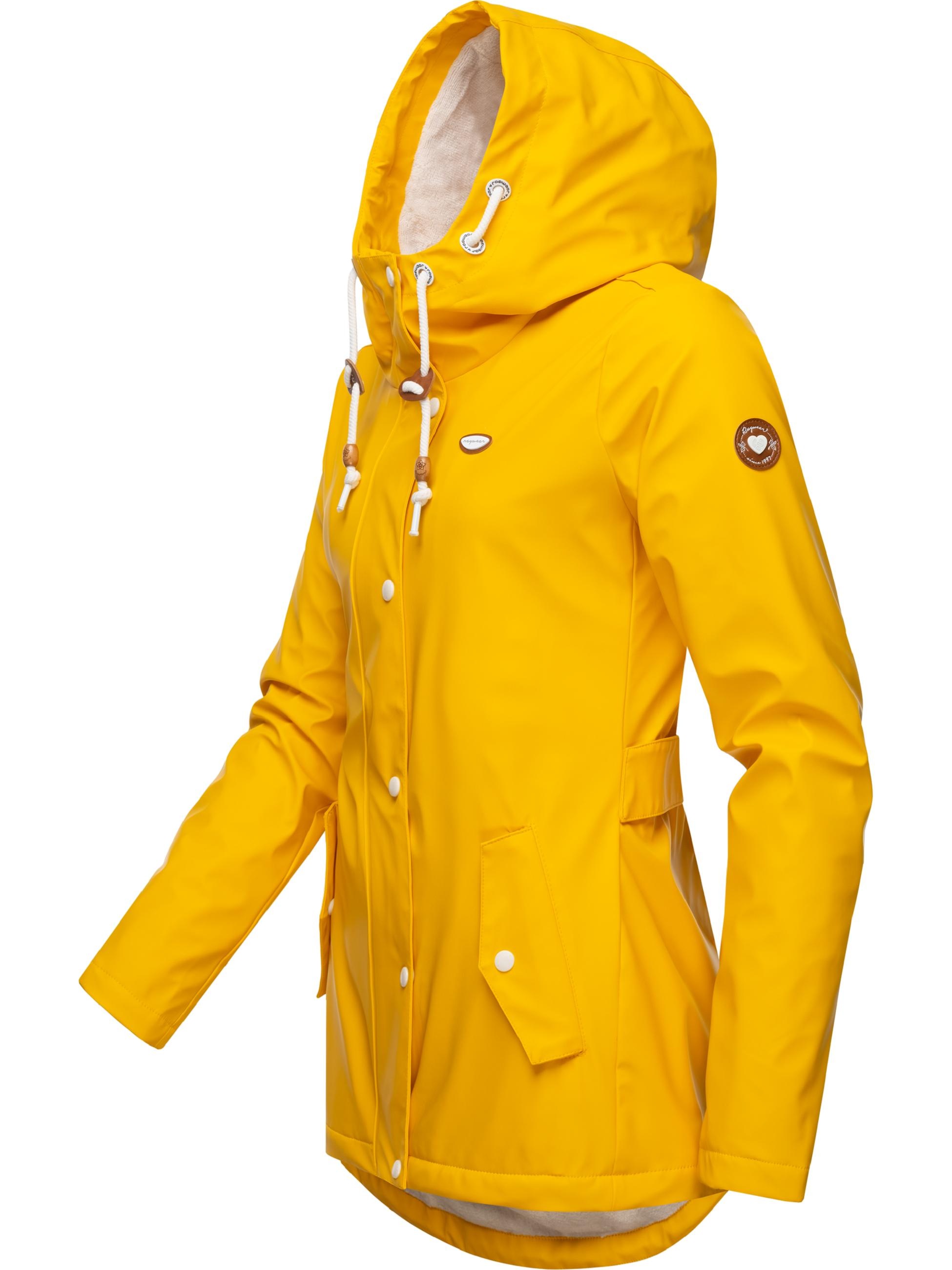 Ragwear Regenjacke »Regenjacke YM-Marge«, mit Kapuze, stylische Übergangsjacke mit großer Kapuze