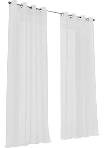 Kutti Vorhang »Celtic«, (1 St.), Noppeneffekt, weich fließend, einfarbig, halbtransparent kaufen