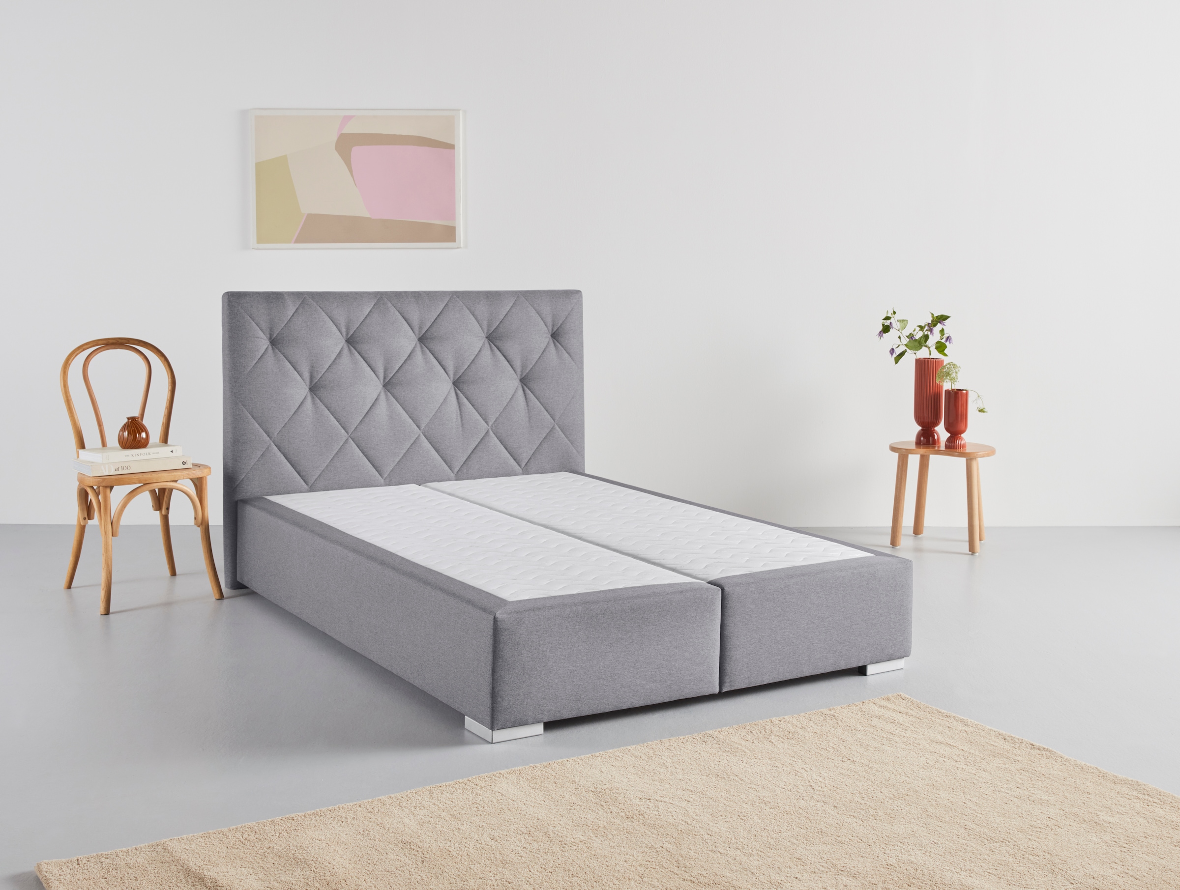 Home affaire Boxbett »Tynan« wahlweise mit Bettkasten, in H2, H3 & H4 erhältilich