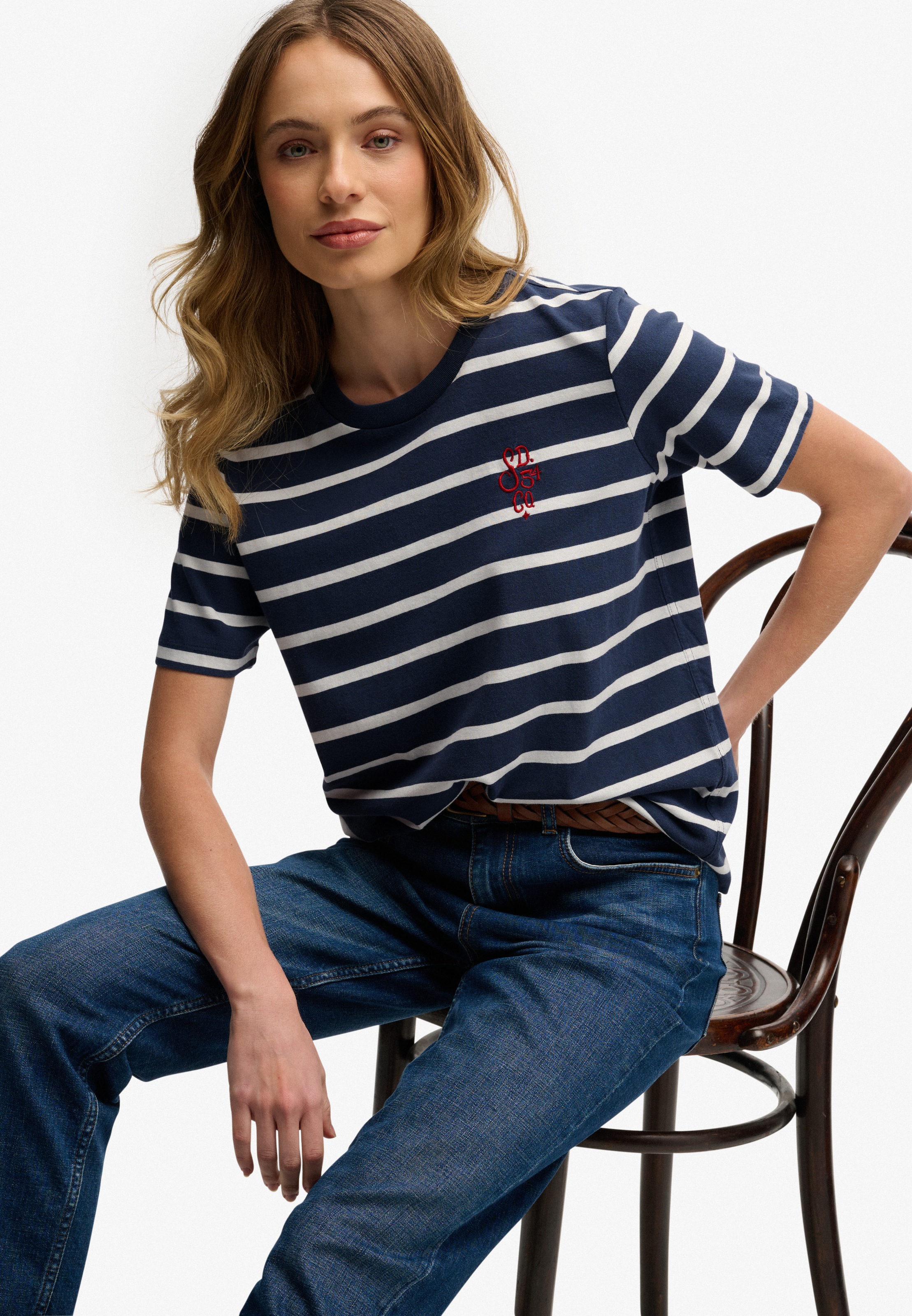 Superdry Kurzarmshirt »Heritage Hamptons Stripe Tee«
