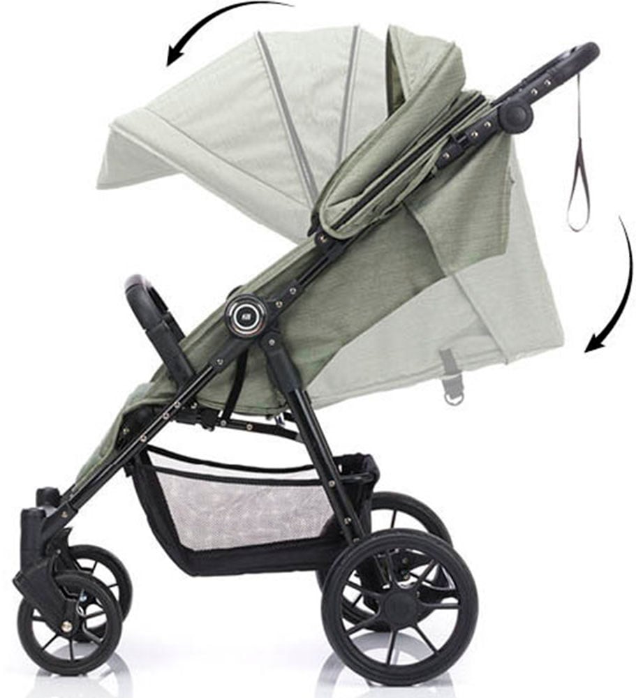 Fillikid Kinder-Buggy »Buggy Fill Allrounder, grün melange«, 22 kg