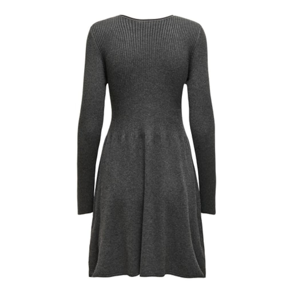 ONLY Strickkleid »ONLALMA L/S O-NECK DRESS KNT NOOS«