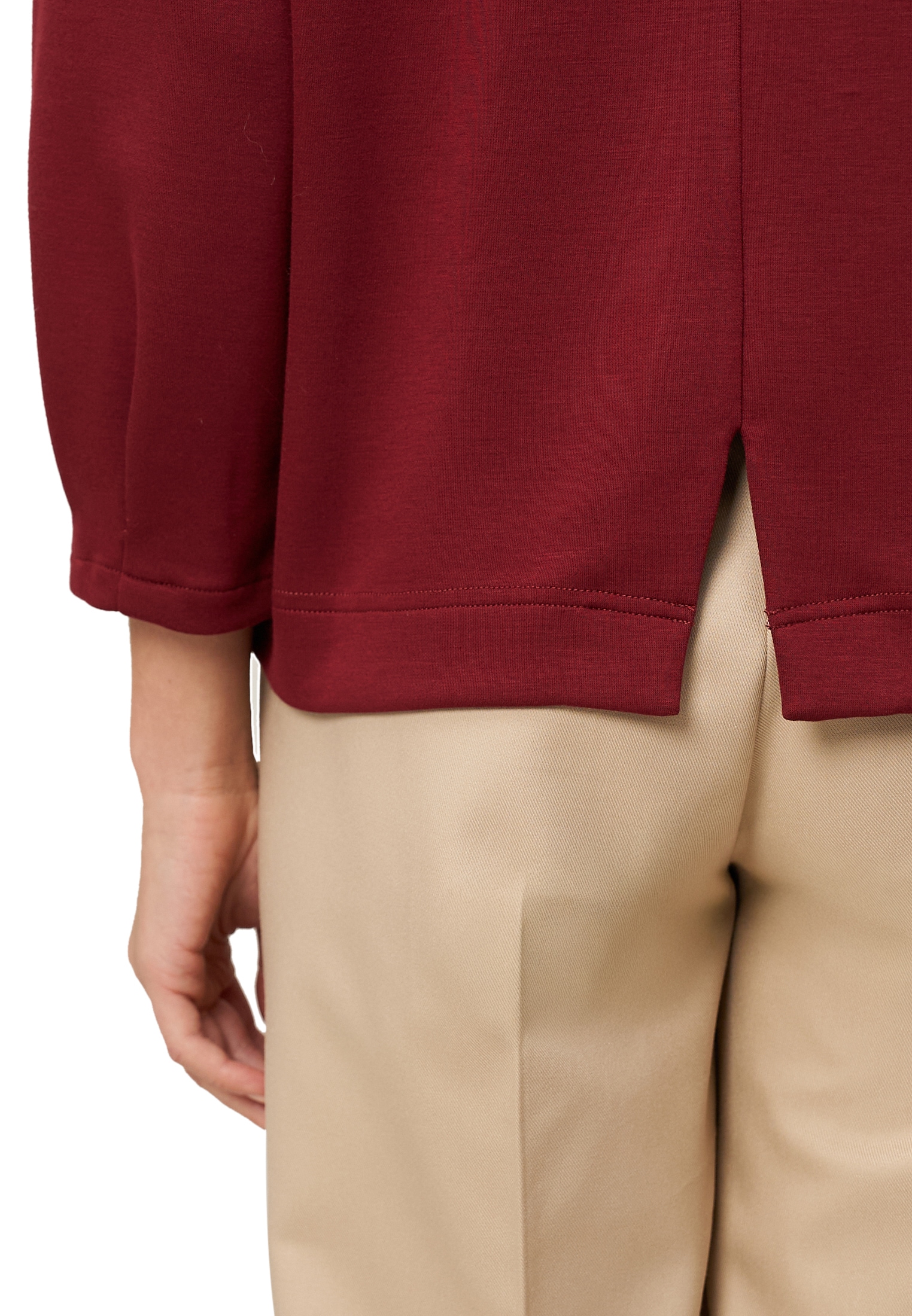 Zero Sweatshirt »Sweatshirt mit Dreiviertelärmeln«
