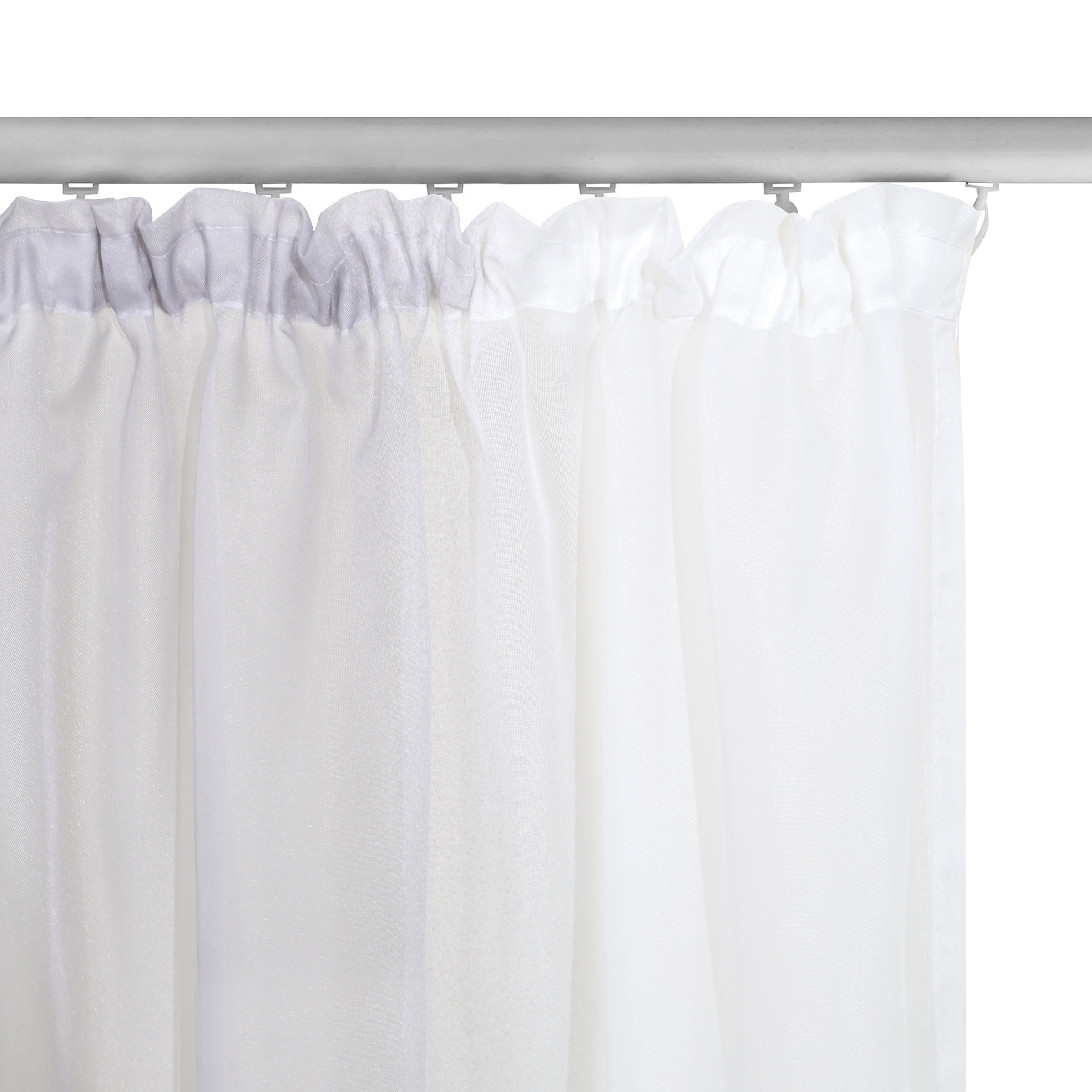OTTO home Gardine »Nivva« Kräuselband 2 Stk. tlg. Transparent, Kräuselband, Pflegeleicht, 2er Set