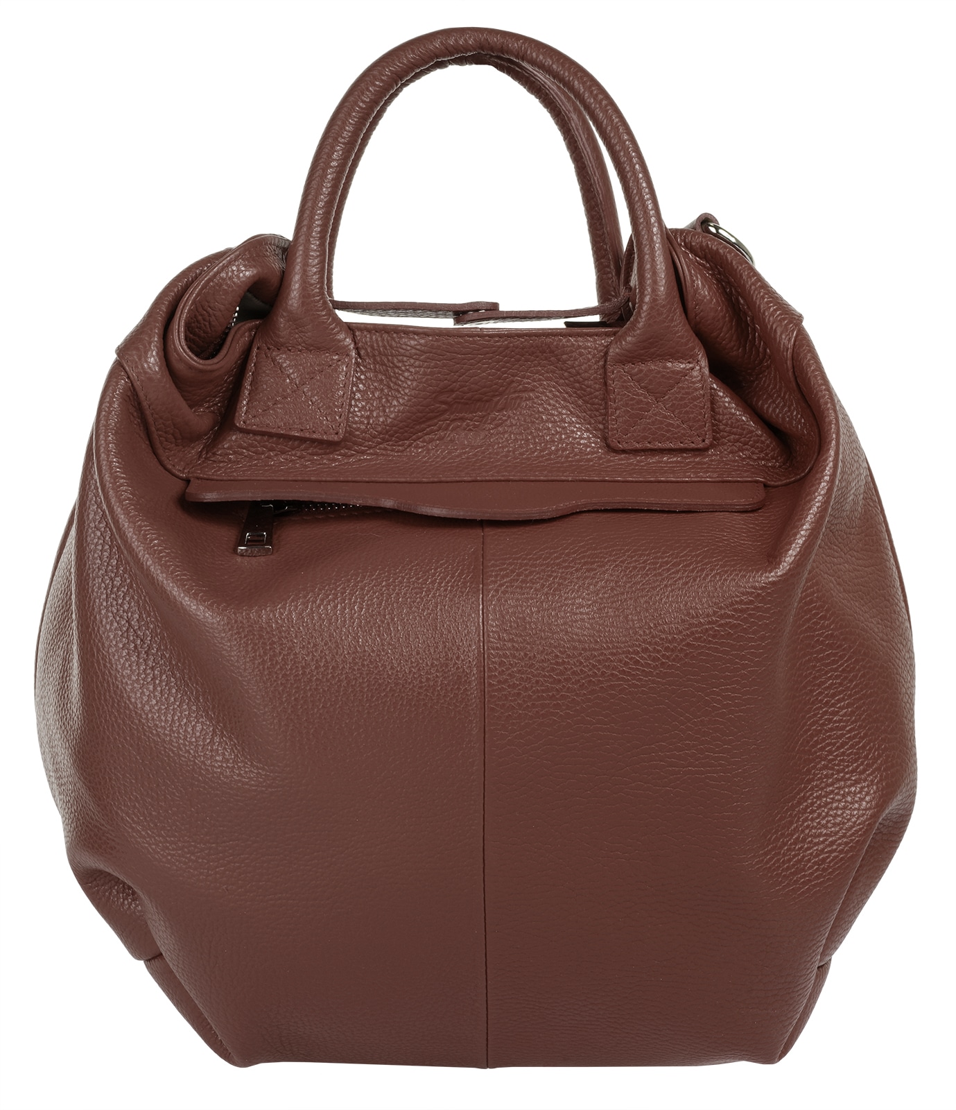 Samantha Look Henkeltasche, echt Leder, Made in Italy