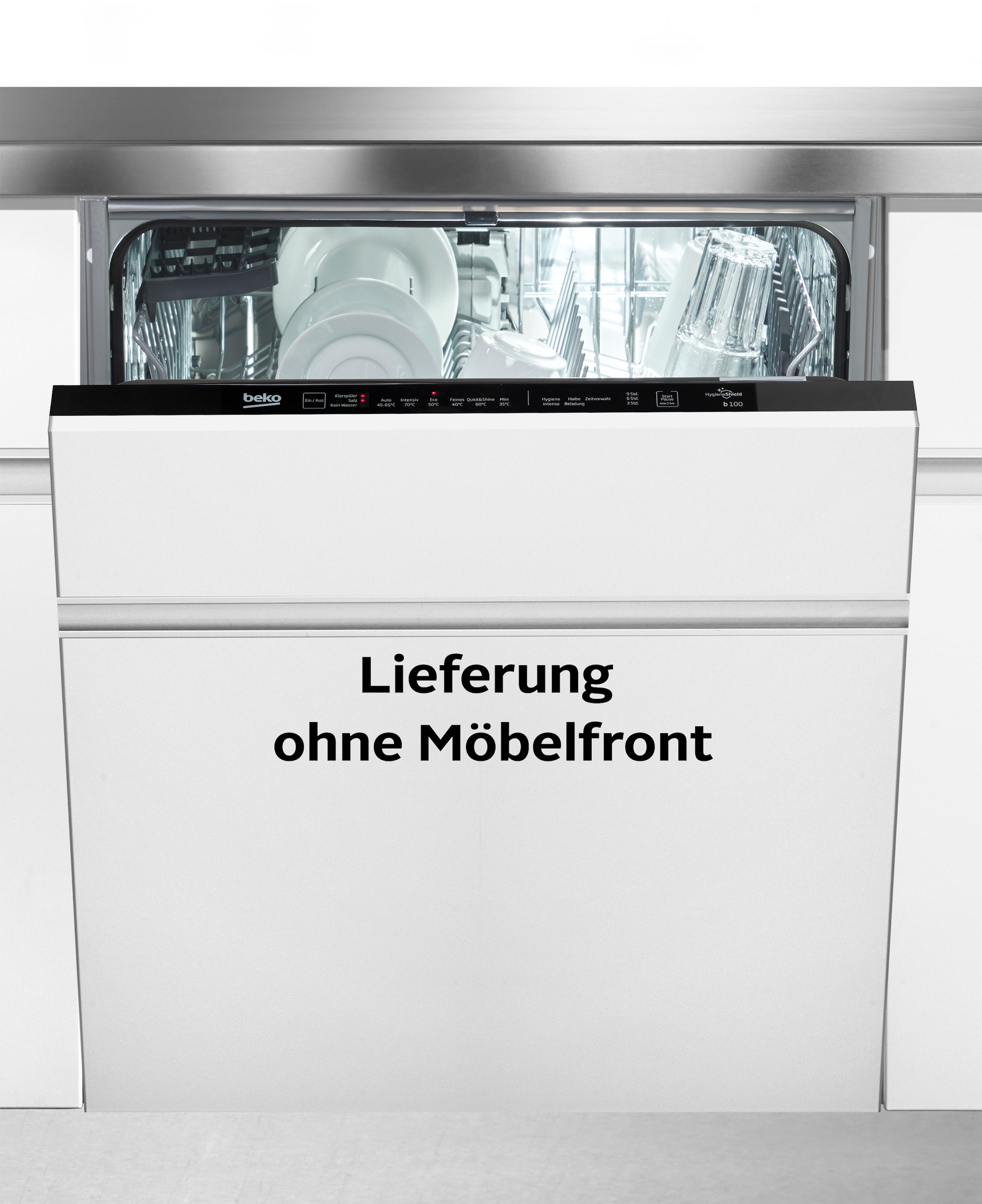 BEKO vollintegrierbarer Geschirrspüler, BDIN16420, 12,9 l, 14 Maßgedecke