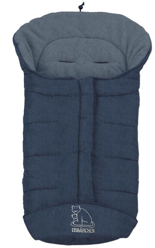 Heitmann Felle Fußsack »Eisbärchen - Winterfußsack Copy Fleece«, mit Fleecefutter, Mumienform möglich, für Kinderwagen, waschbar